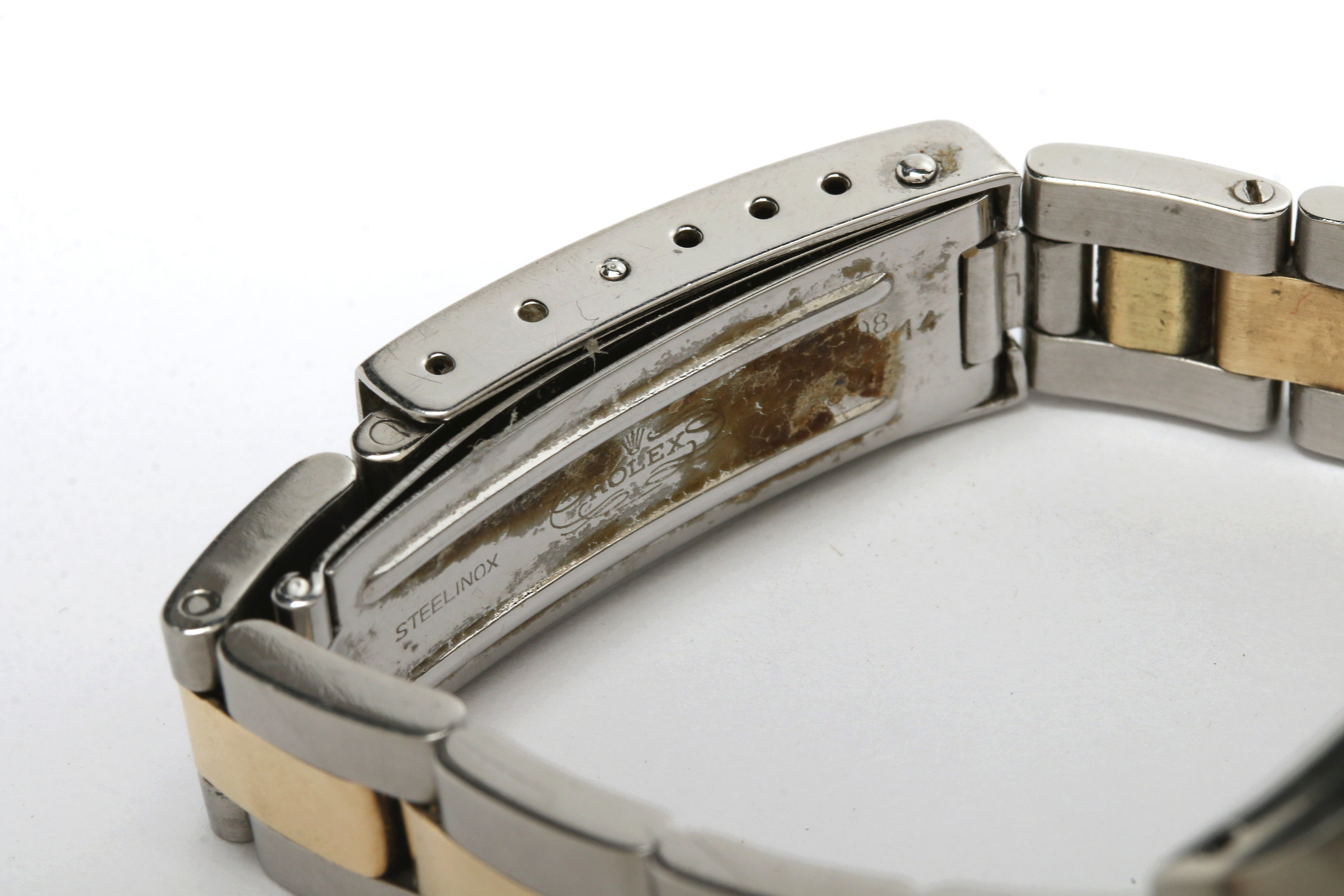 Rolex 14K and 18K Yellow Gold Watch With Diamond Bezel, 1979