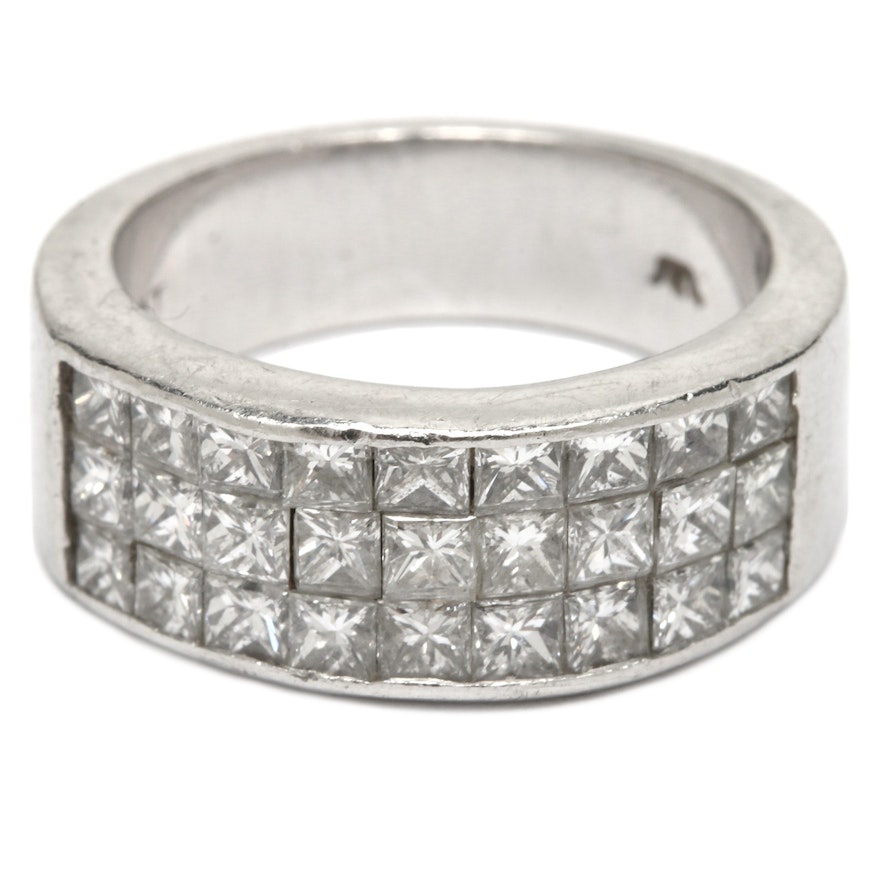 Platinum 1.95 CTW Diamond Ring