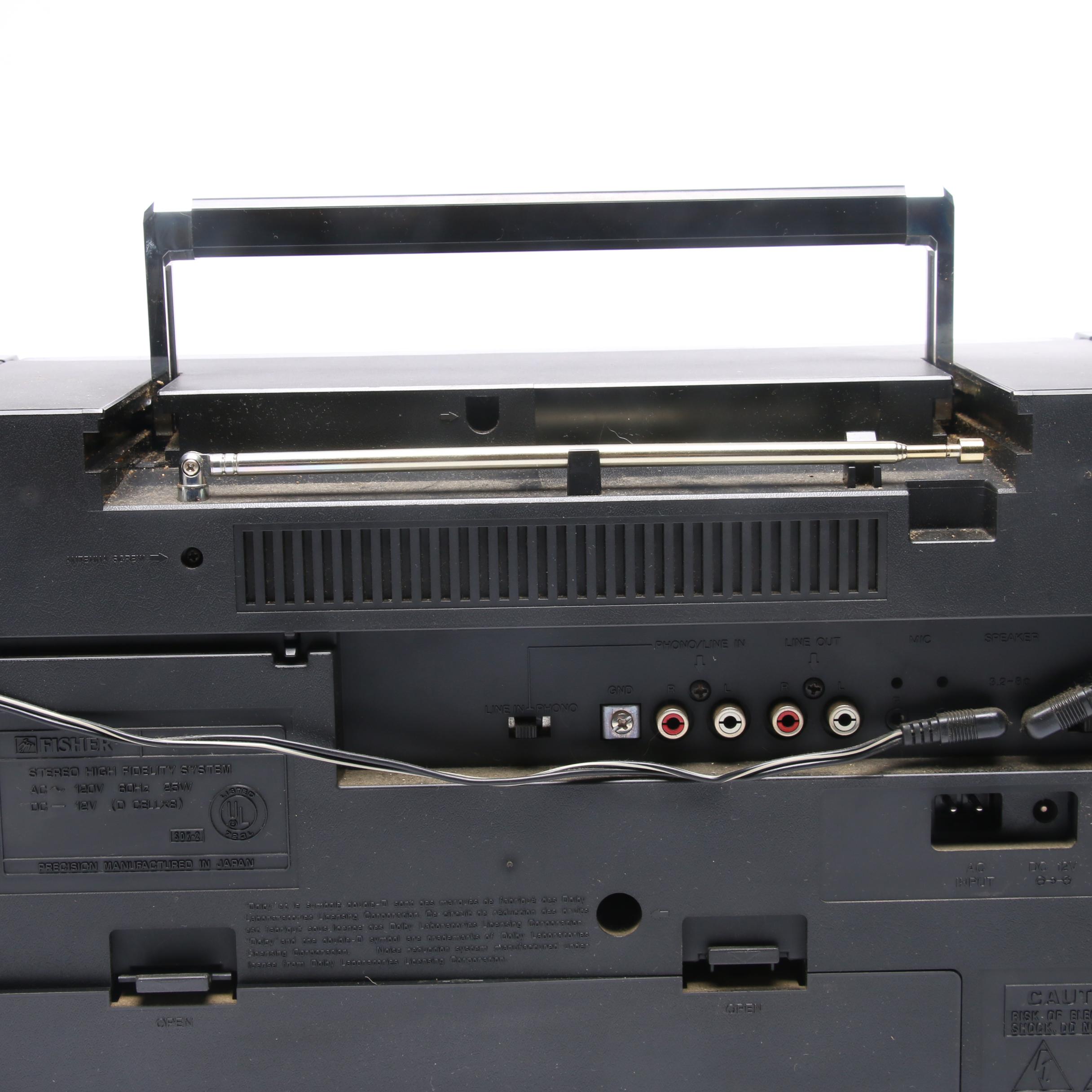 Fisher Stereo High Fidelity System AC/DC