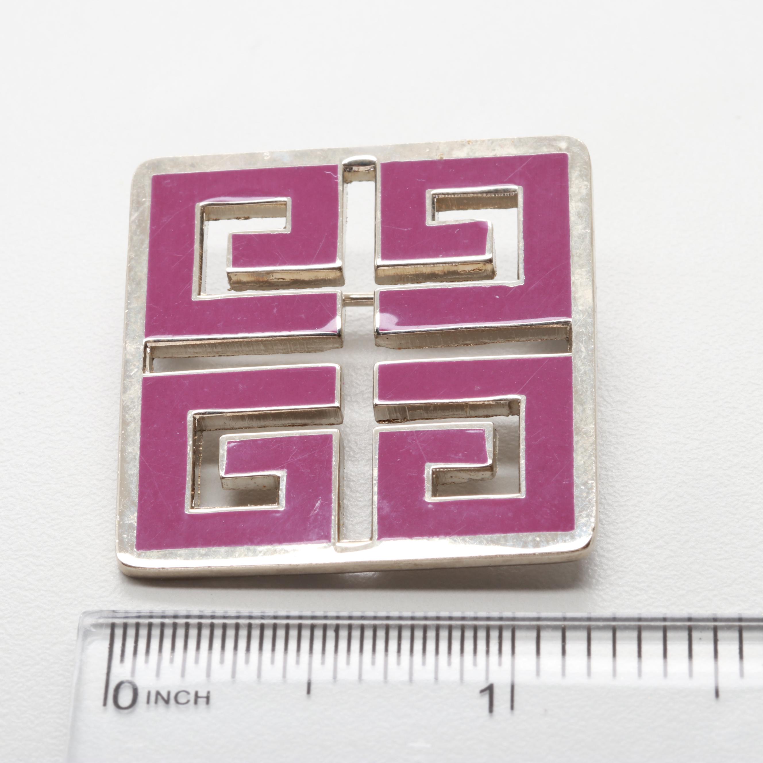 1980s Givenchy Gold Tone Logo Jewelry Collection