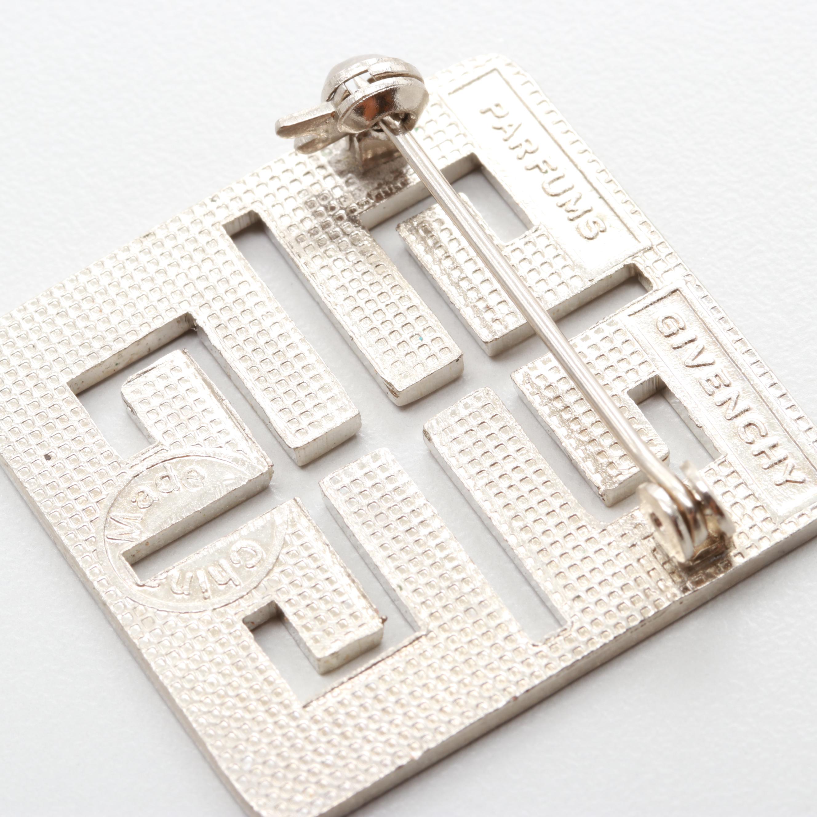 1980s Givenchy Gold Tone Logo Jewelry Collection