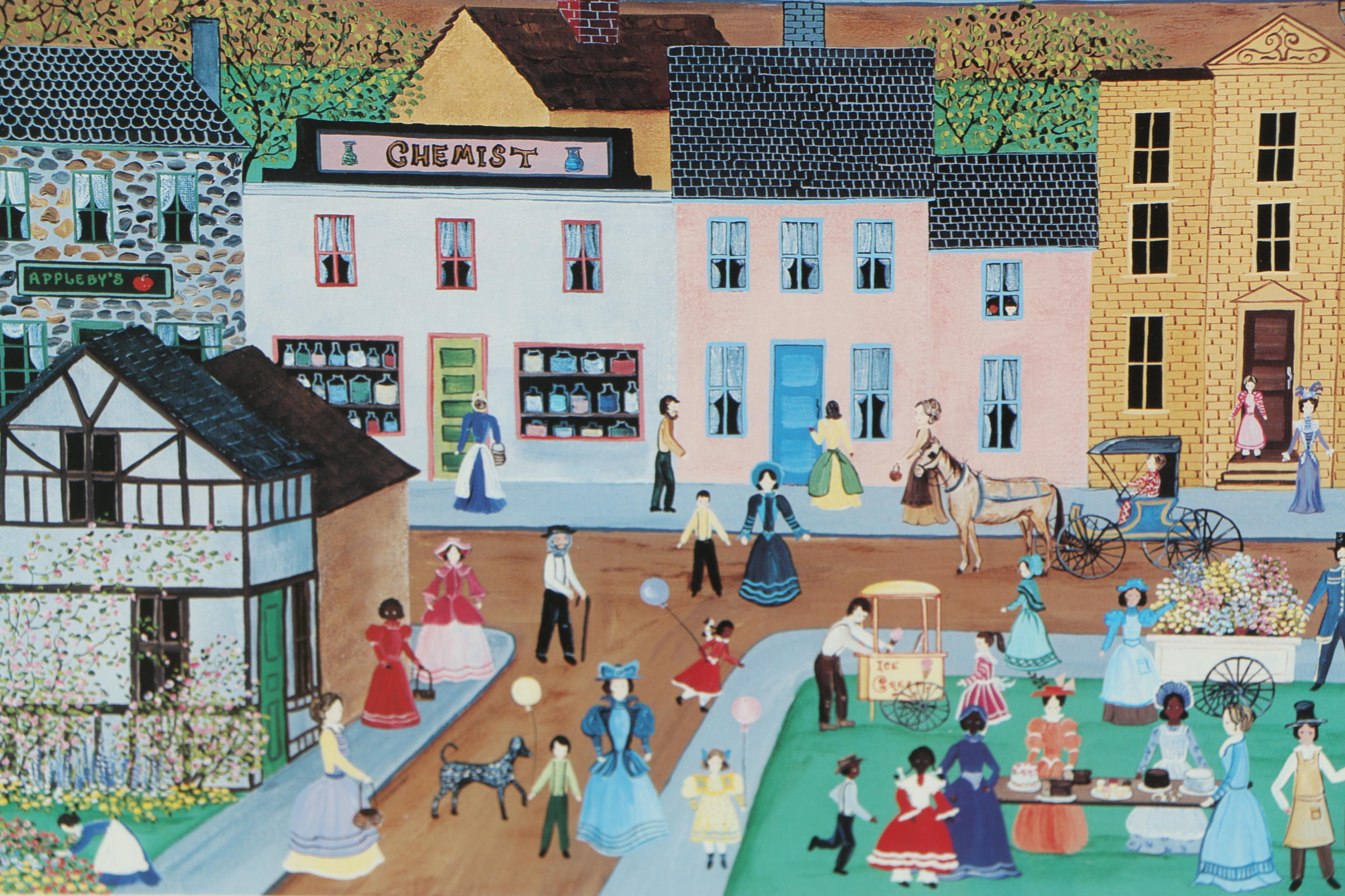 Deborah K. Mayo Offset Lithograph "Celebration of Friendship"