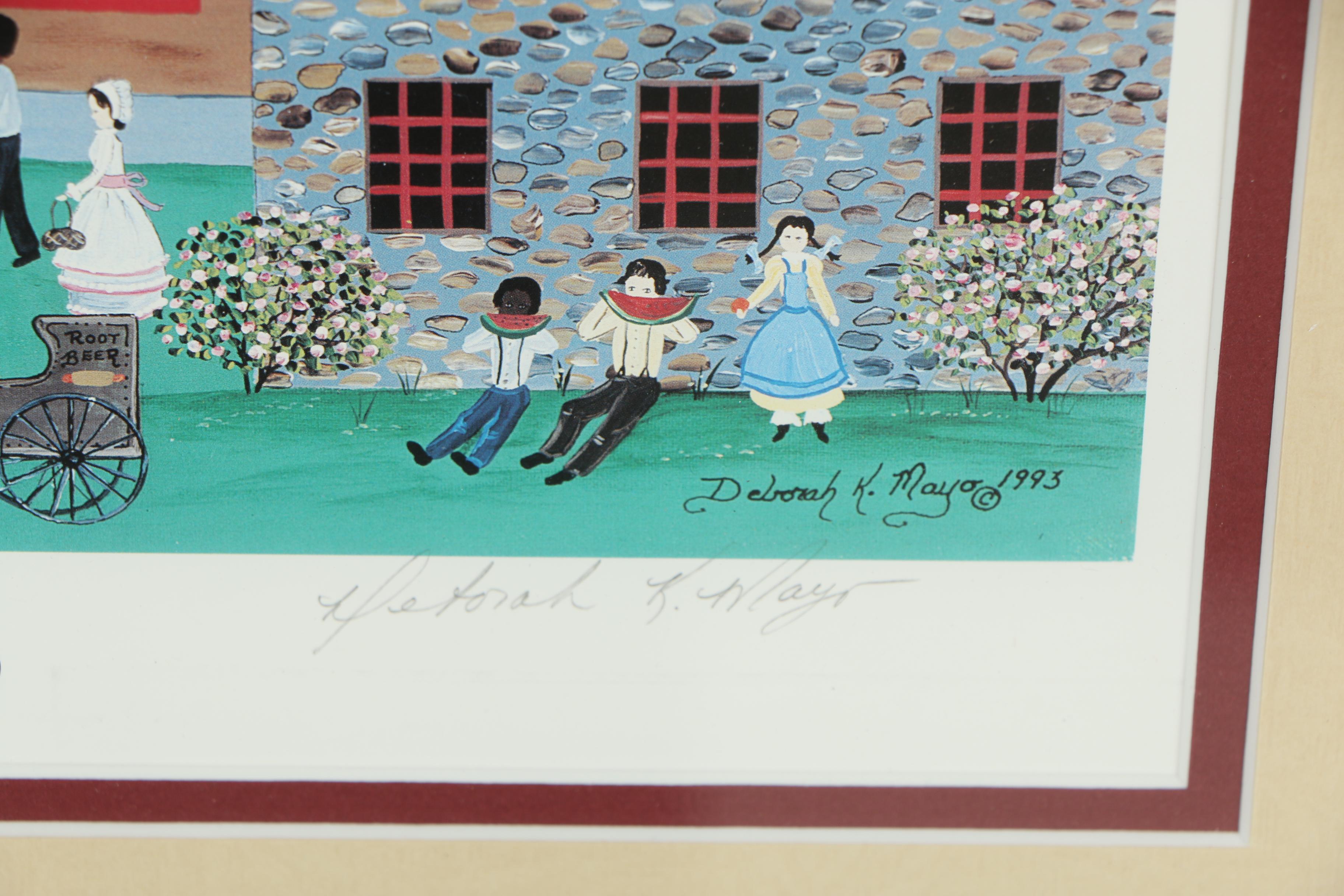 Deborah K. Mayo Offset Lithograph "Celebration of Friendship"