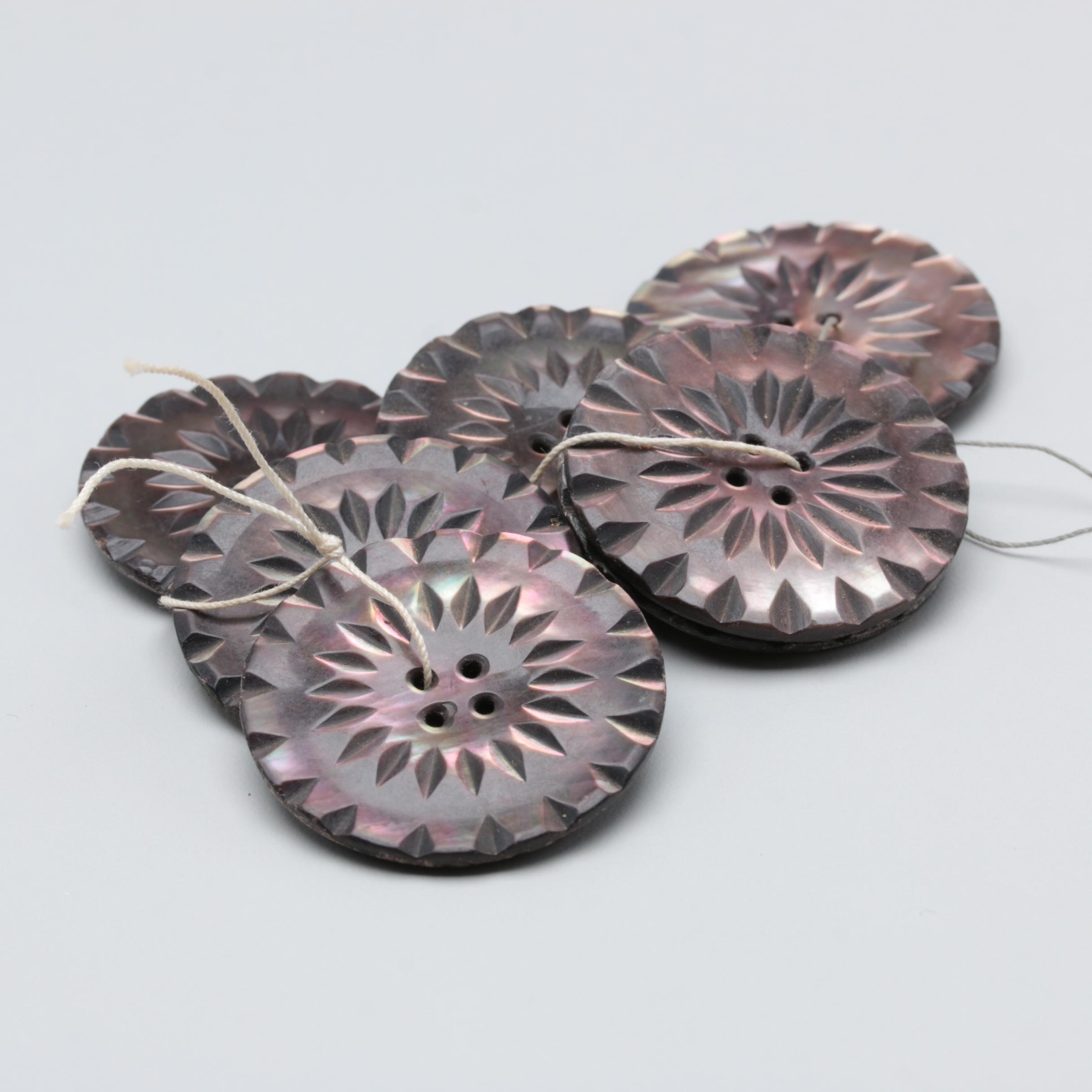 Mother of Pearl Buckle and Button Assortment