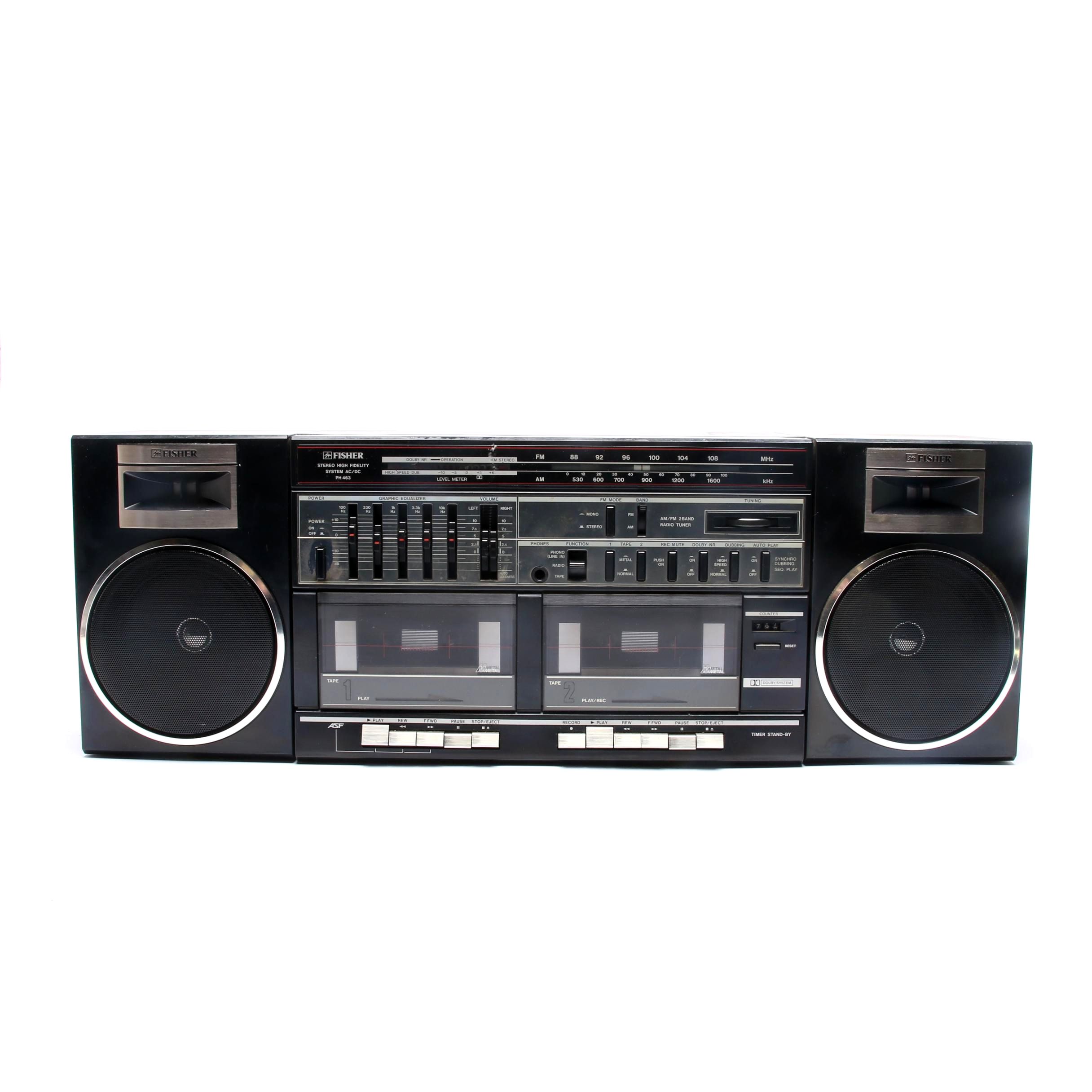 Fisher Stereo High Fidelity System AC/DC