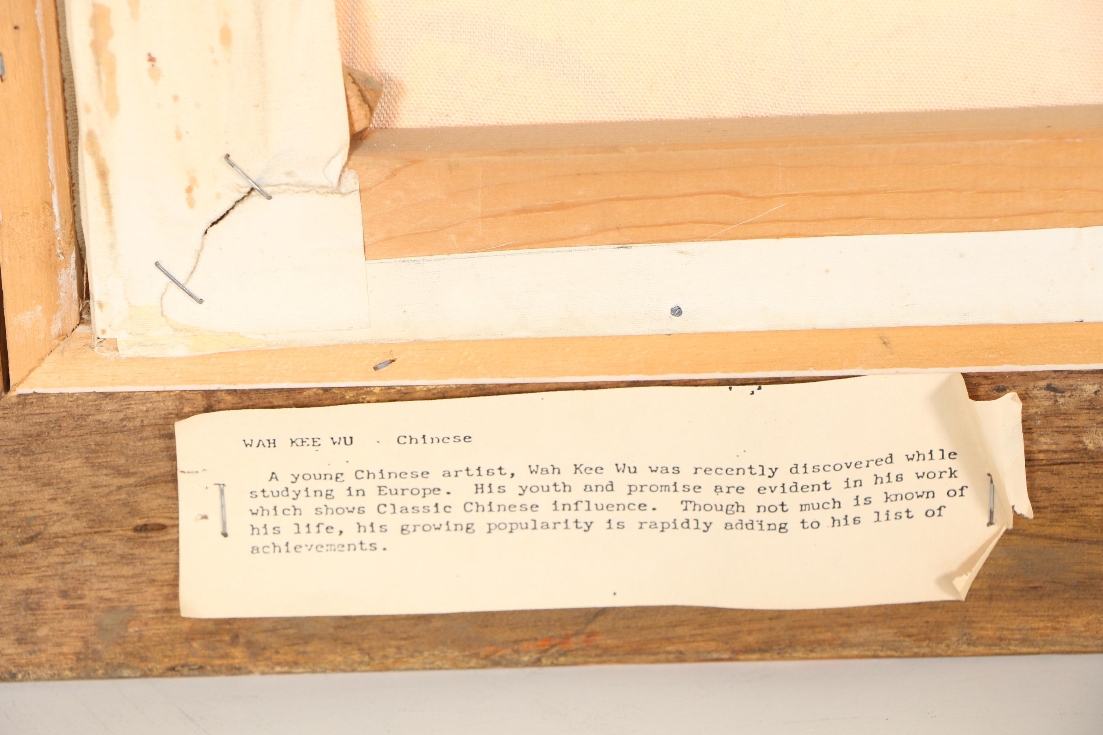 Wah Kee Wu Mixed Media Painting