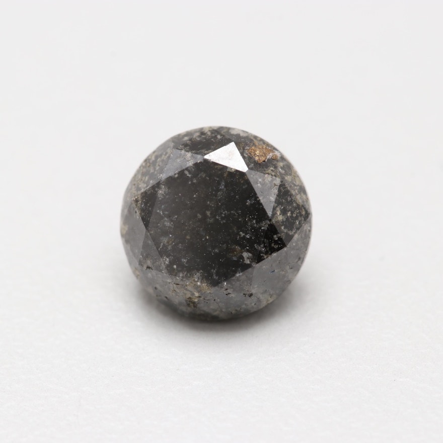 Loose 2.89 CT Black Diamond