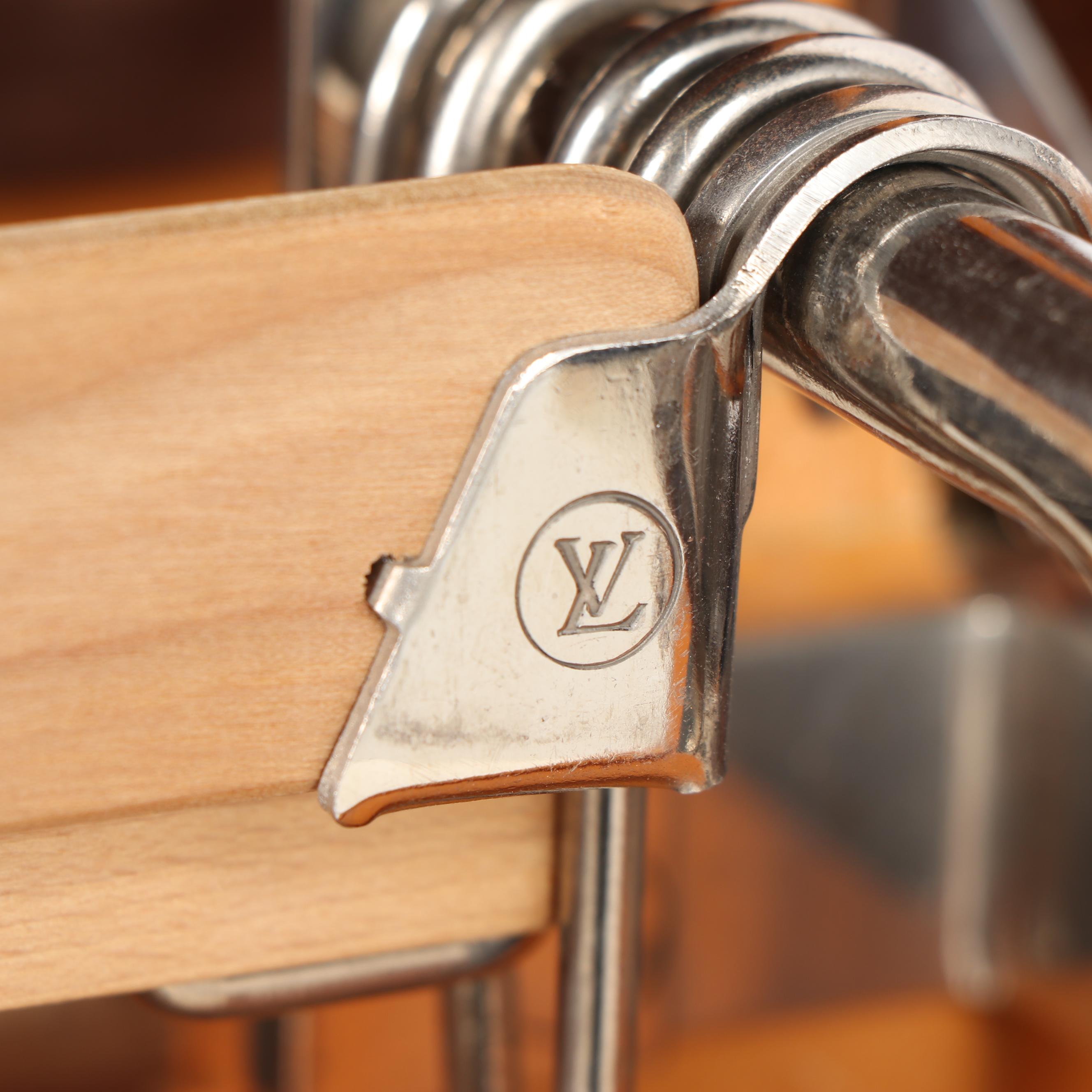 Louis Vuitton of Paris Monogram Canvas Steamer Trunk, circa 1920