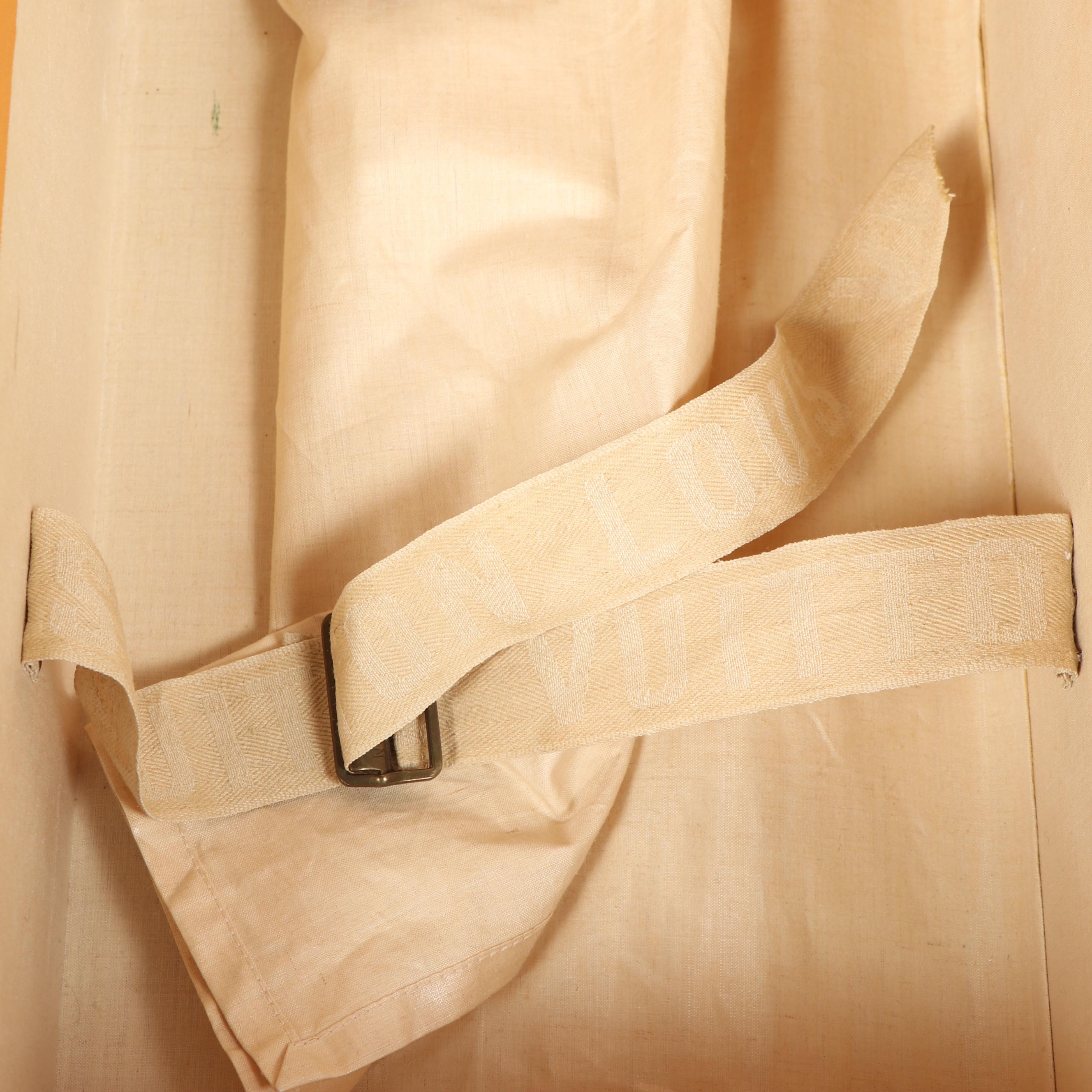 Louis Vuitton of Paris Monogram Canvas Steamer Trunk, circa 1920