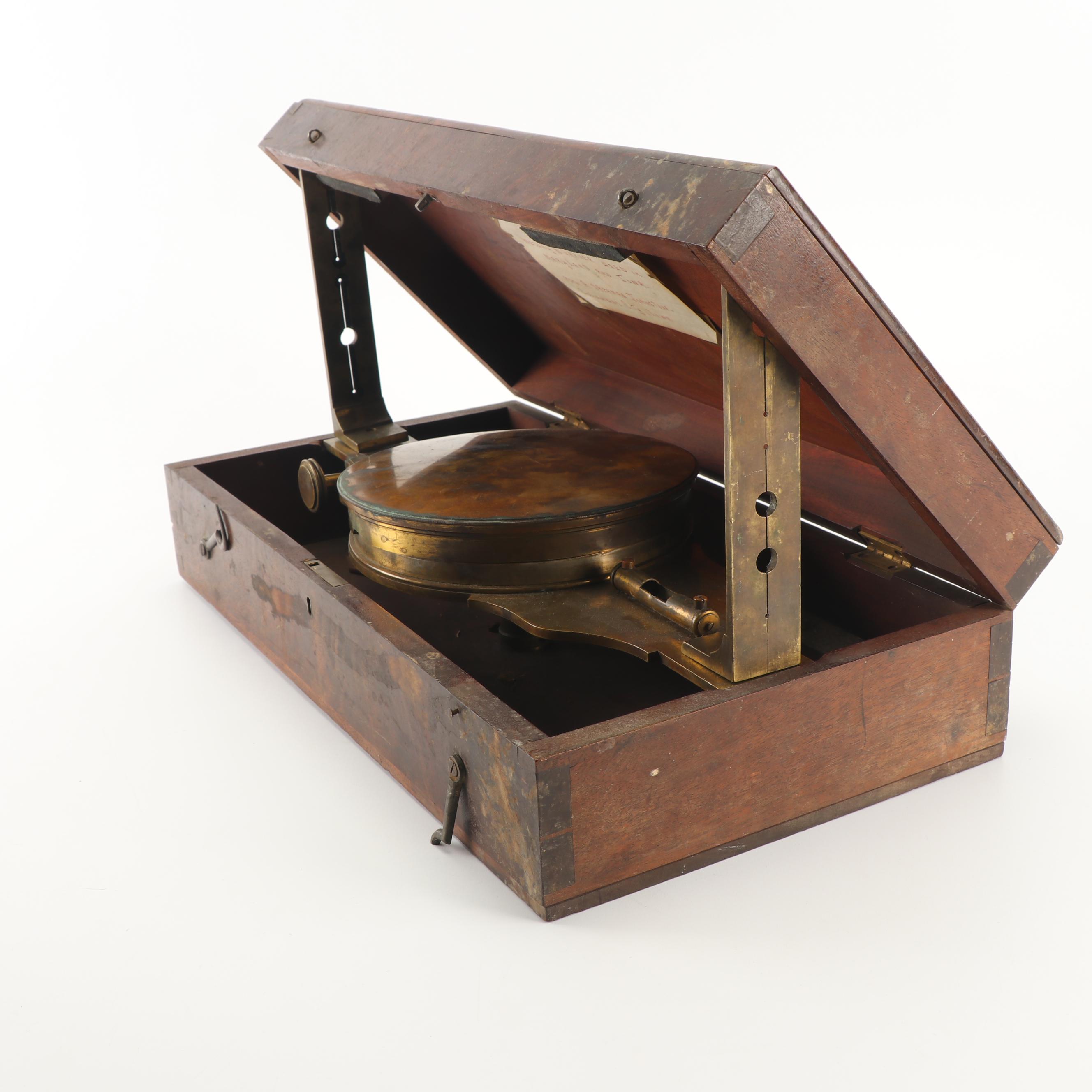 Archive of the Wesley Garner Family; J.W. Hagger, Baltimore Surveying Compass