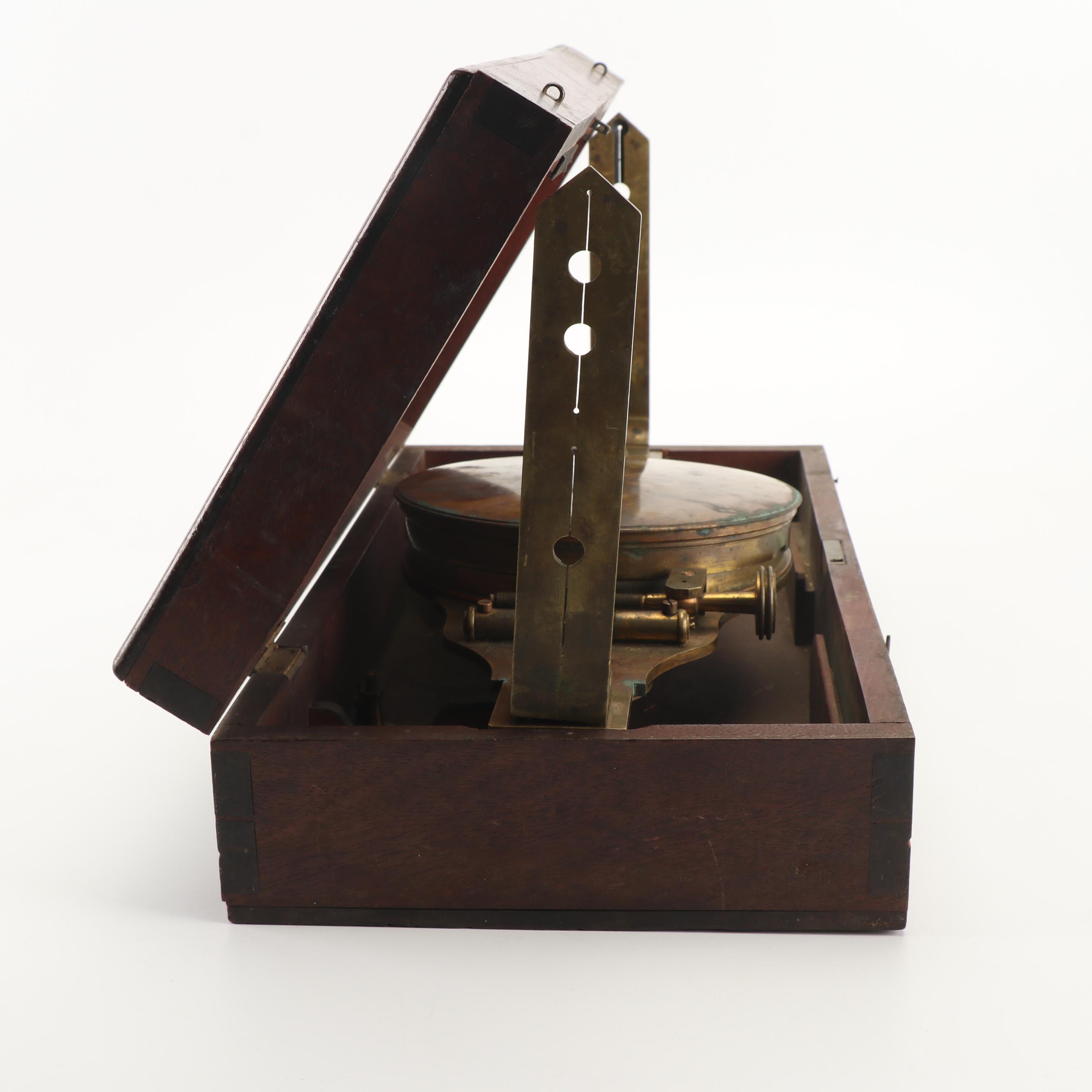 Archive of the Wesley Garner Family; J.W. Hagger, Baltimore Surveying Compass