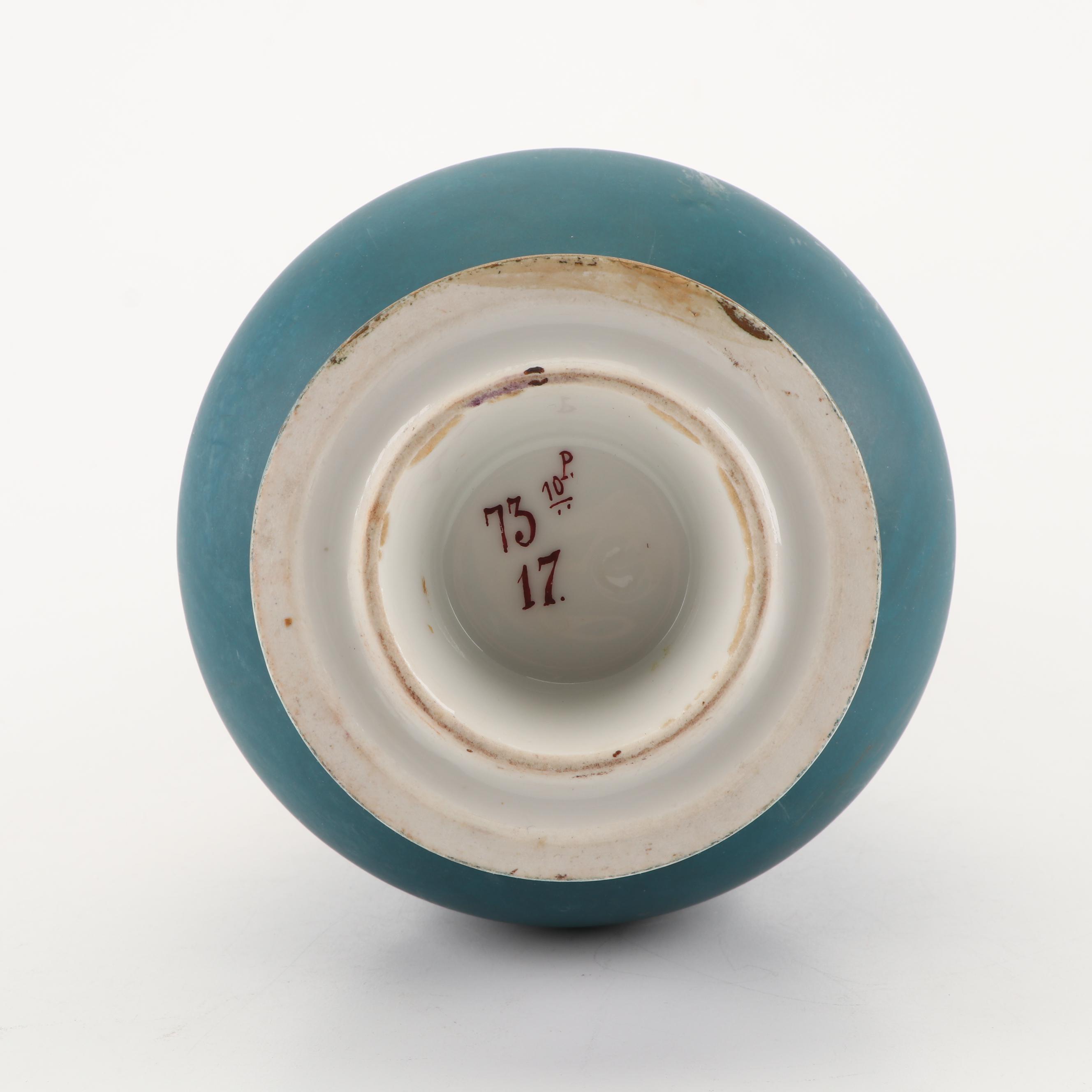 Late 19th Century French Porcelain Vase