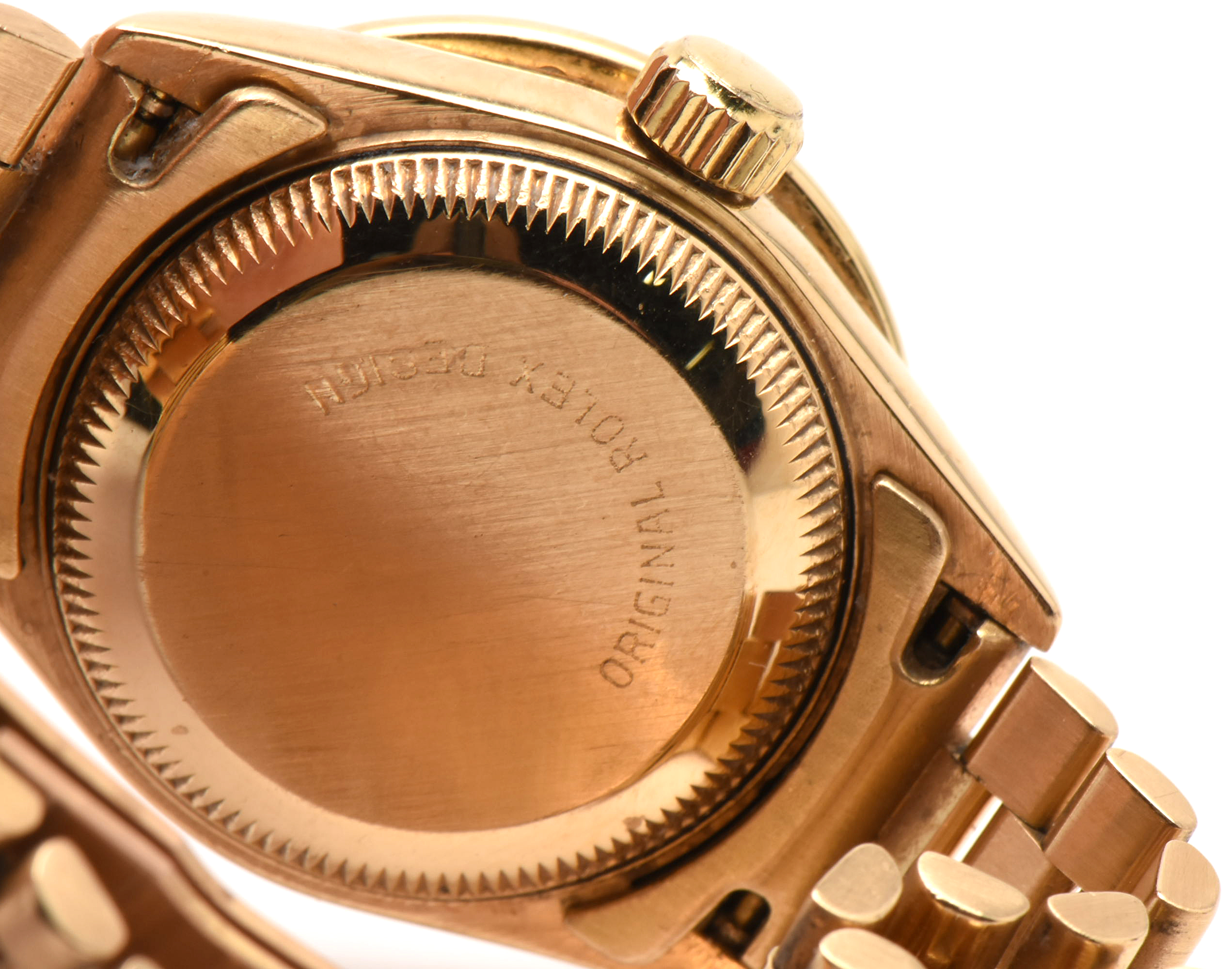 Rolex Datejust Presidential 18K Yellow Gold Diamond Watch, 1989