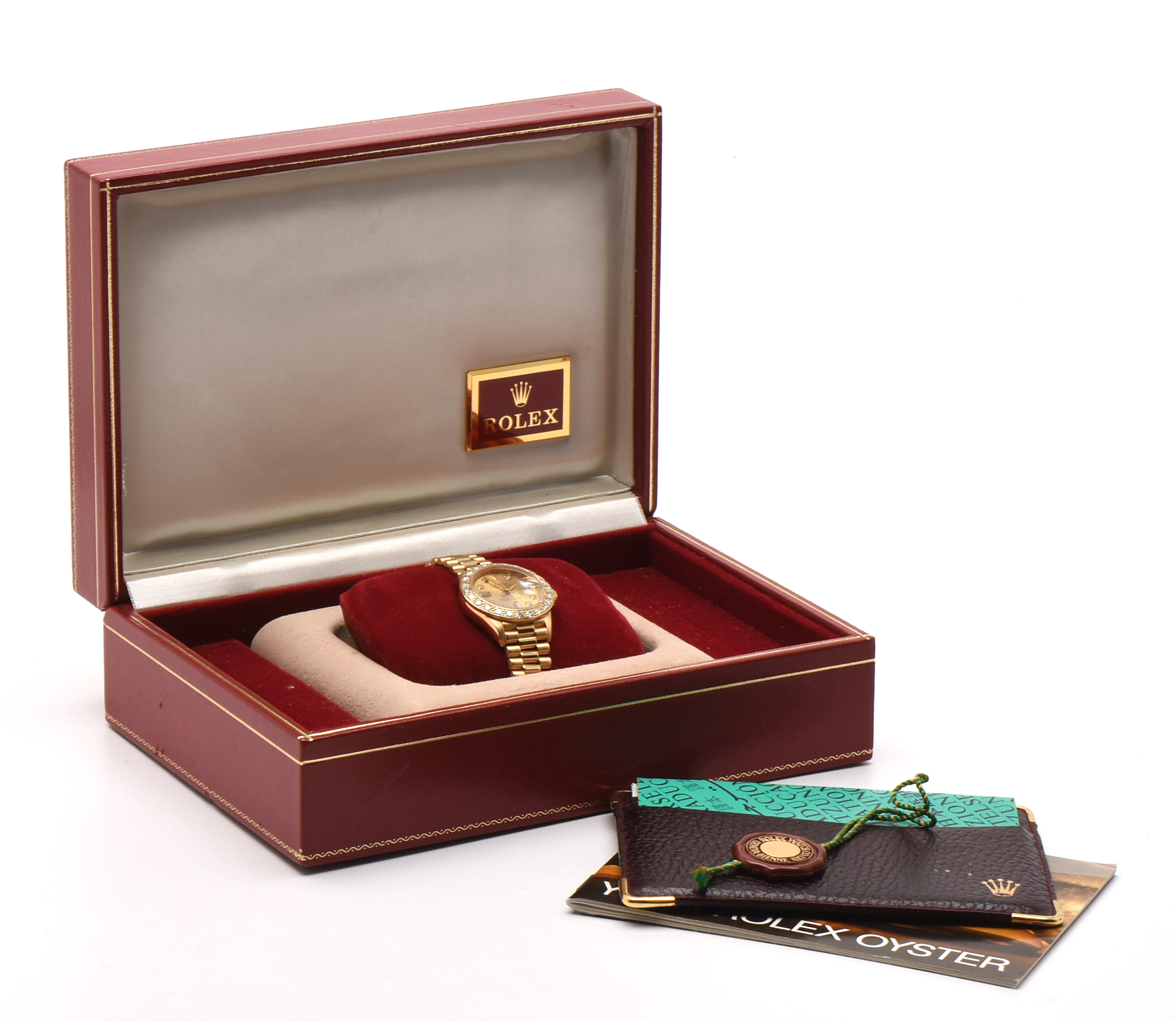 Rolex Datejust Presidential 18K Yellow Gold Diamond Watch, 1989