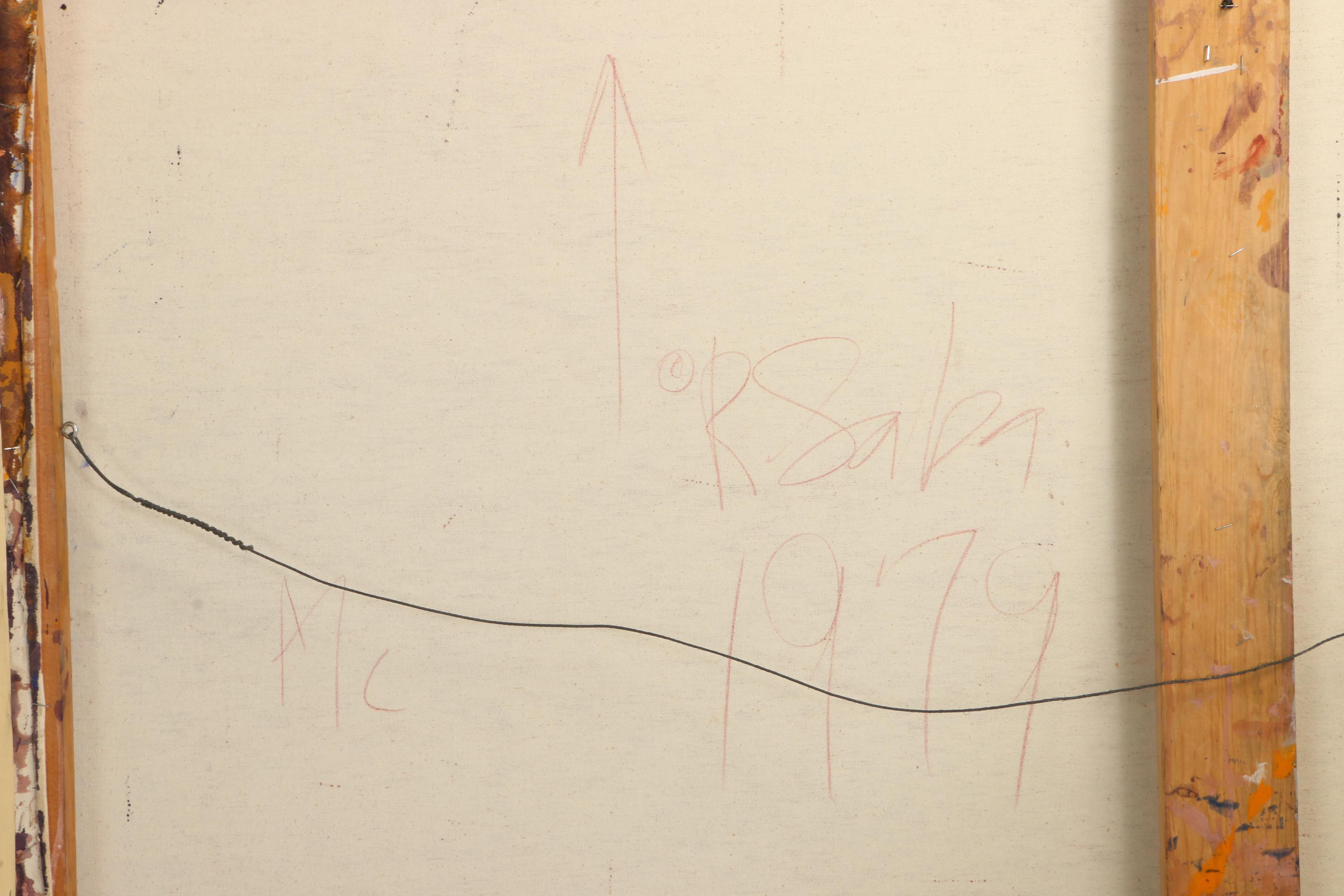 Richard Saba 1979 Acrylic Painting "Turkish Rondo"