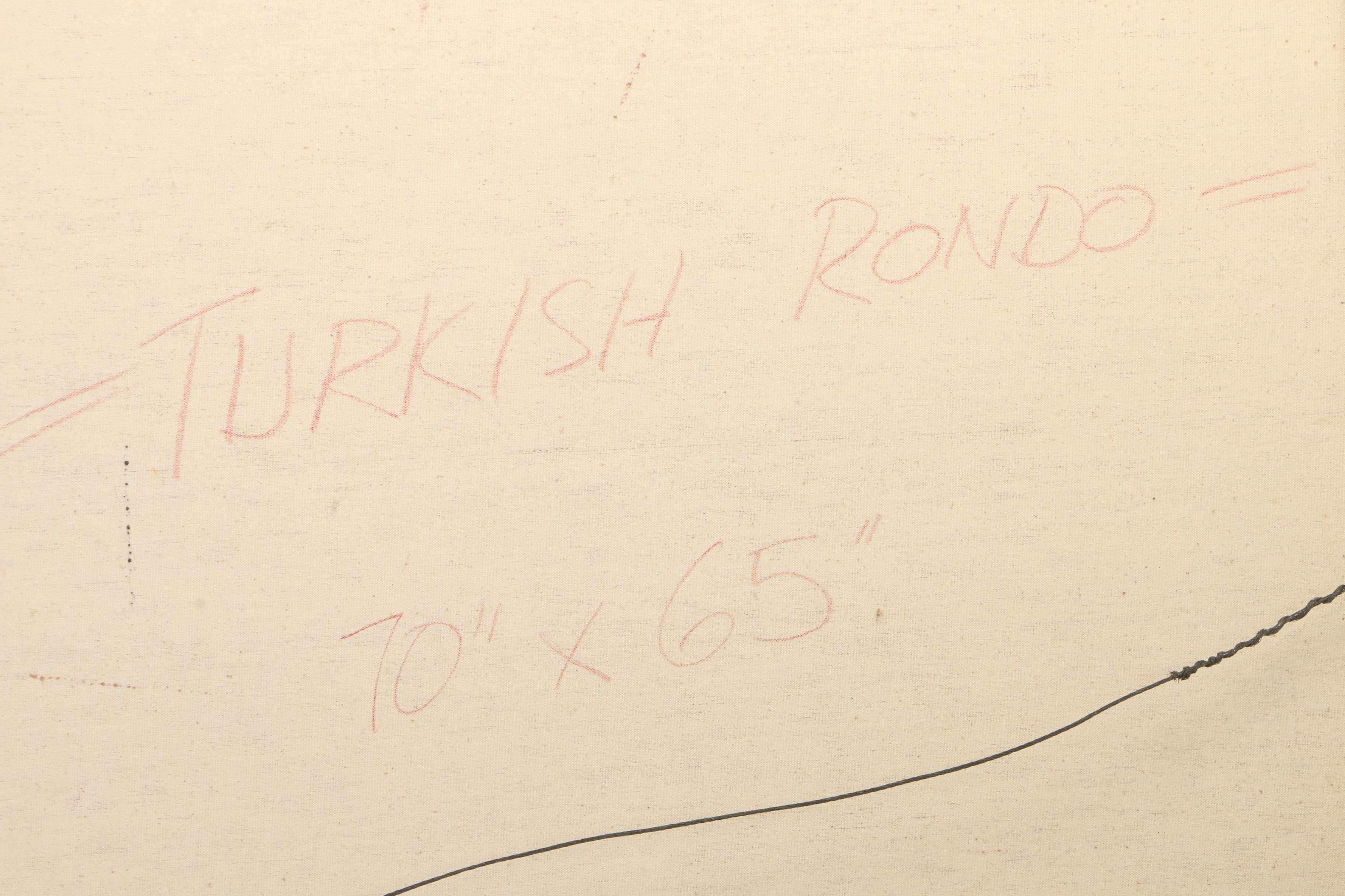 Richard Saba 1979 Acrylic Painting "Turkish Rondo"