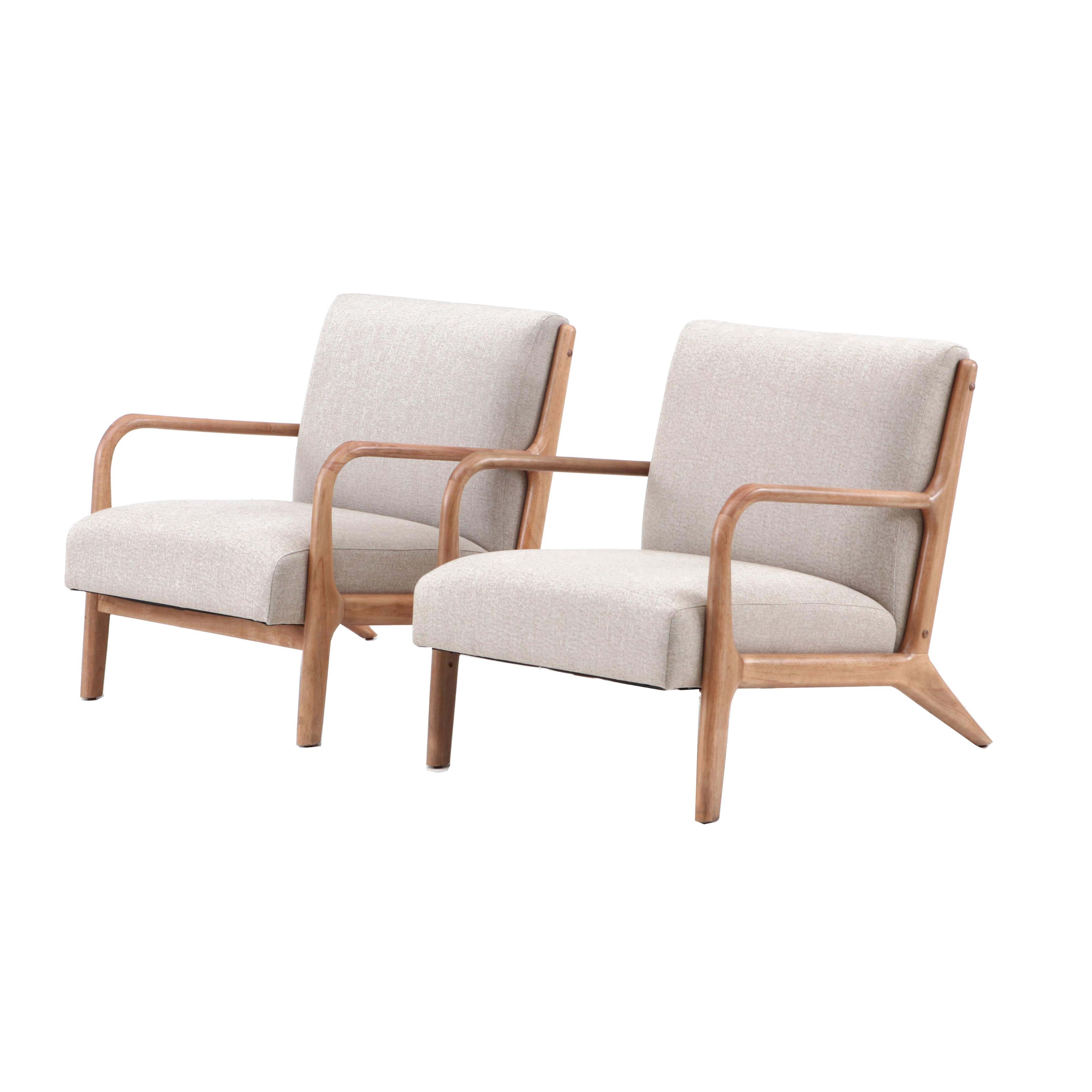 Pair of Contemporary Modern Armchairs