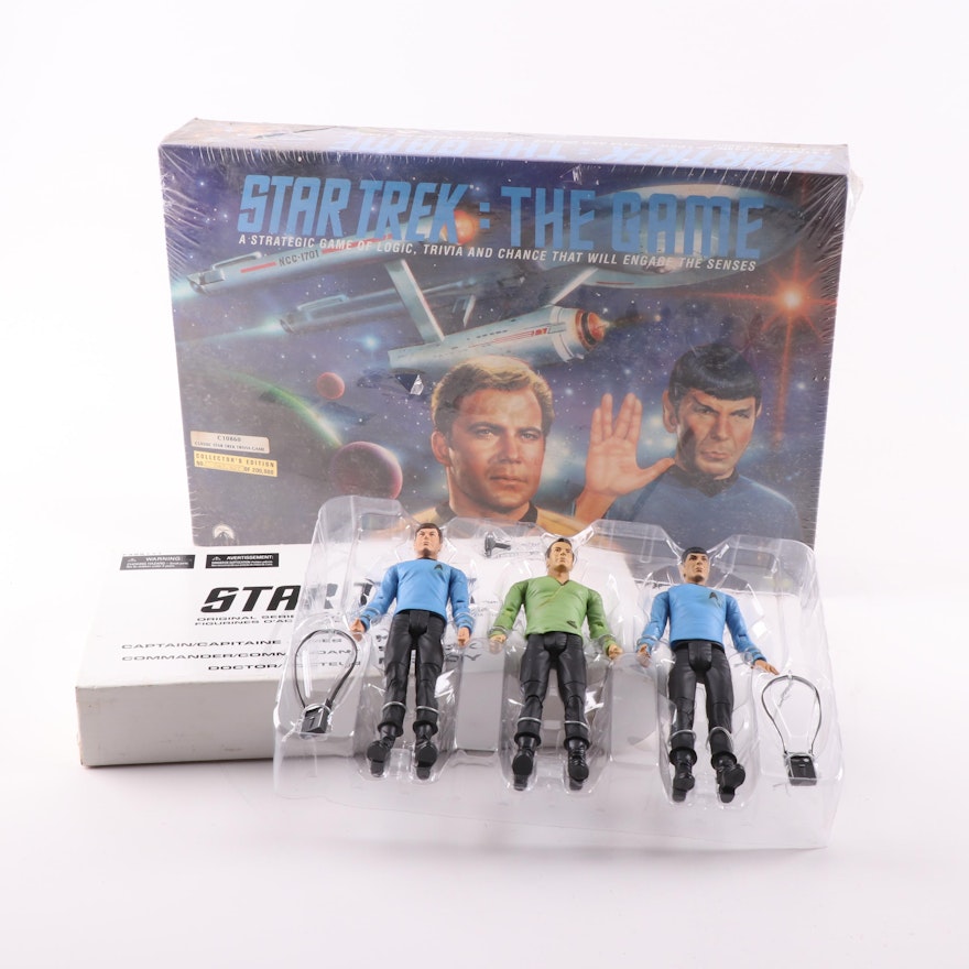 "Star Trek" Action Figures & Collector's Edition Trivia Game