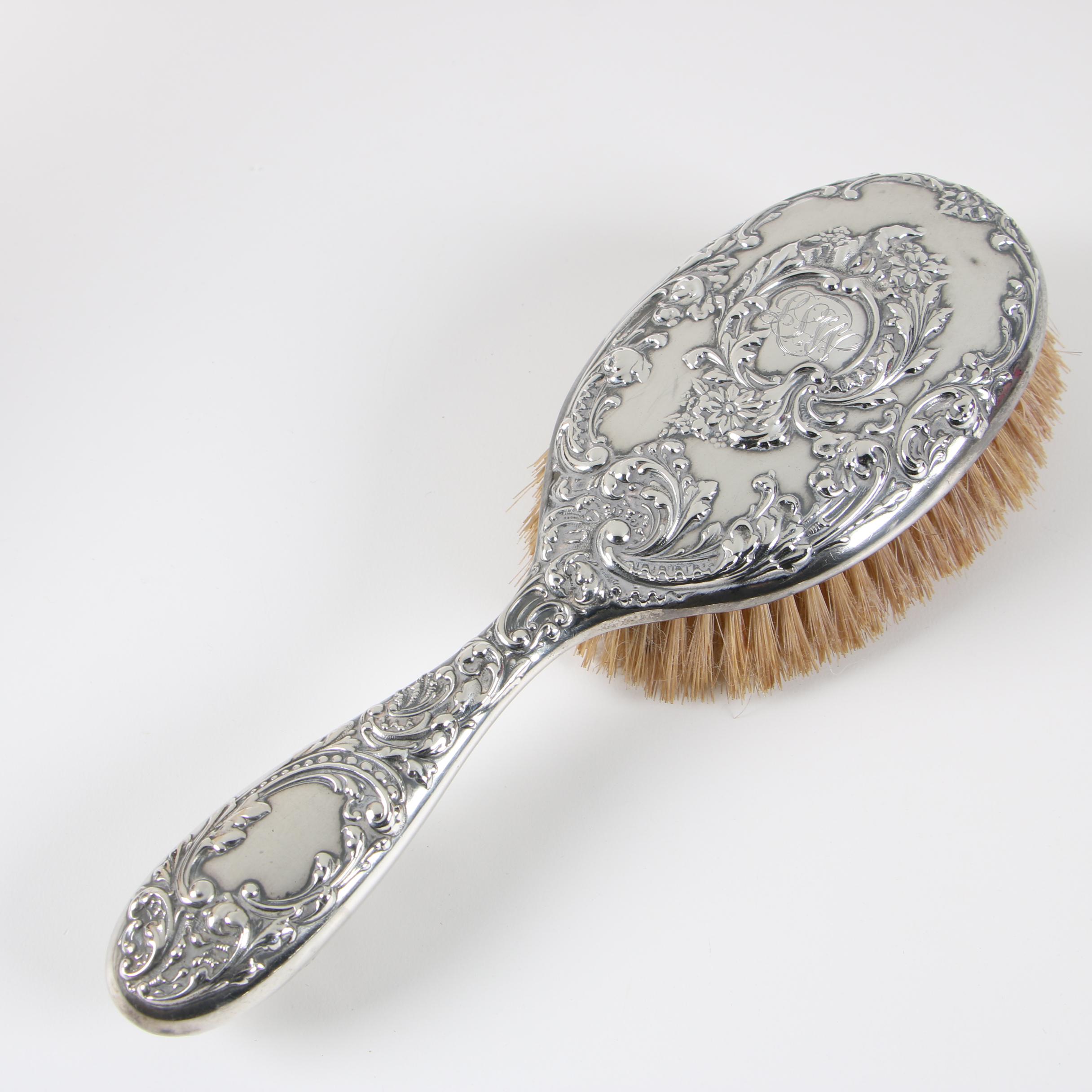 Art Nouveau R. Wallace & Sons and Towle Sterling Silver Vanity Pieces