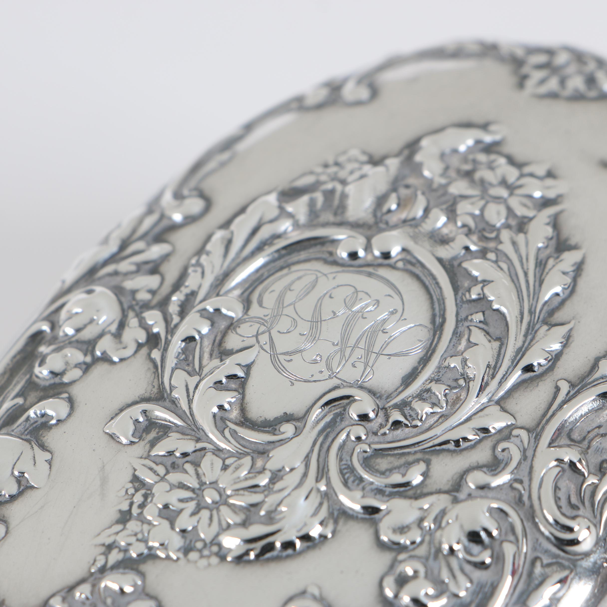 Art Nouveau R. Wallace & Sons and Towle Sterling Silver Vanity Pieces