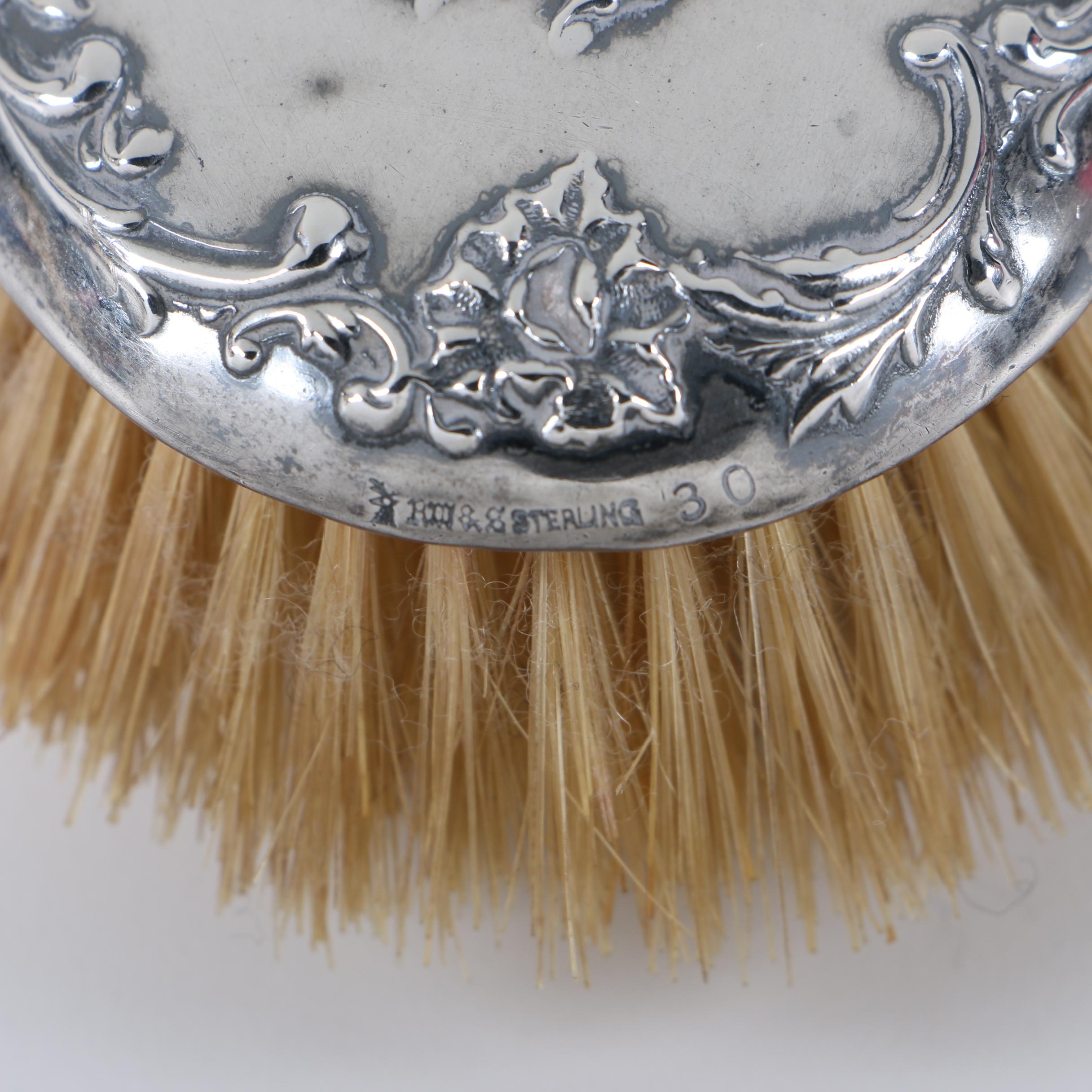 Art Nouveau R. Wallace & Sons and Towle Sterling Silver Vanity Pieces