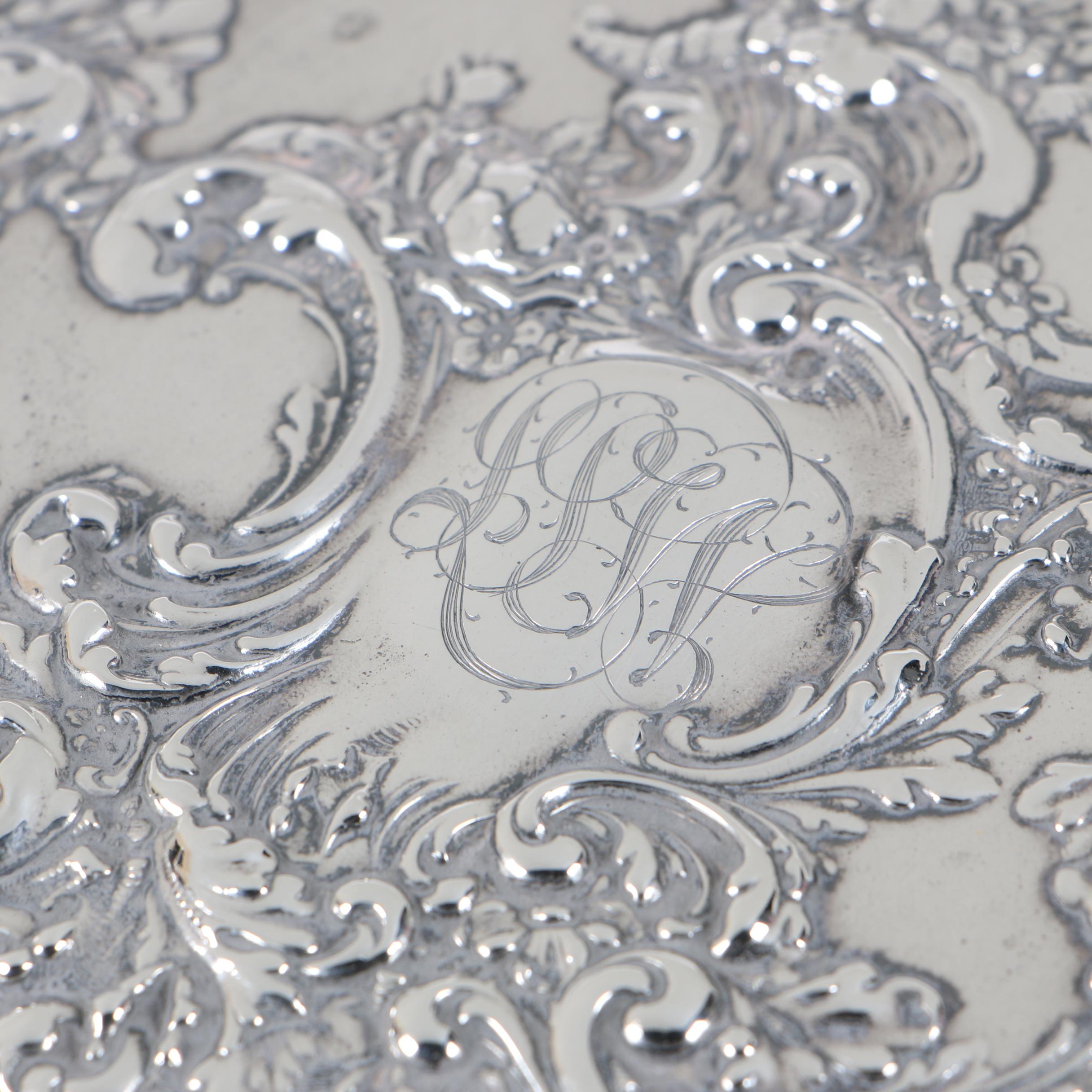 Art Nouveau R. Wallace & Sons and Towle Sterling Silver Vanity Pieces