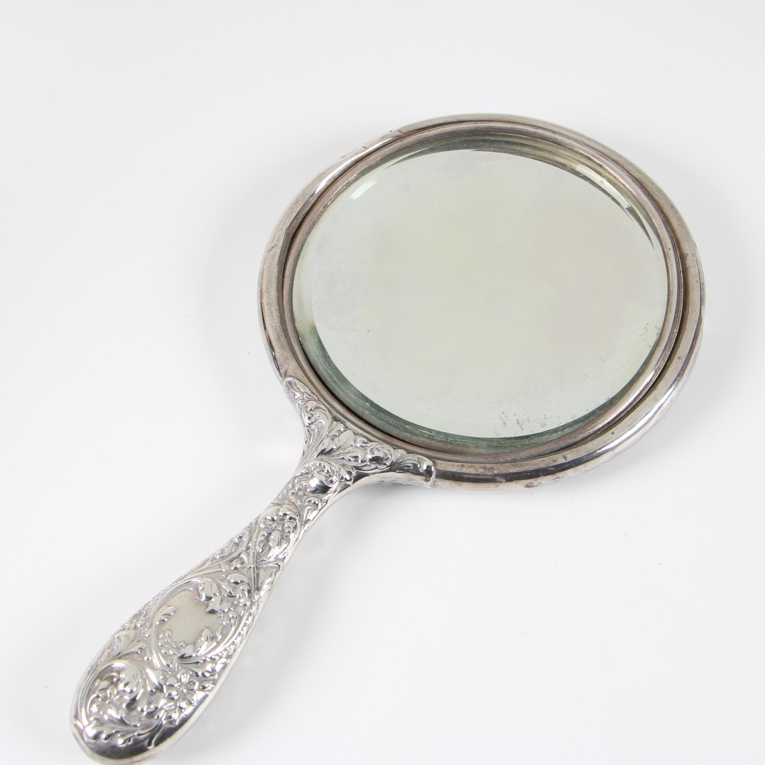 Art Nouveau R. Wallace & Sons and Towle Sterling Silver Vanity Pieces