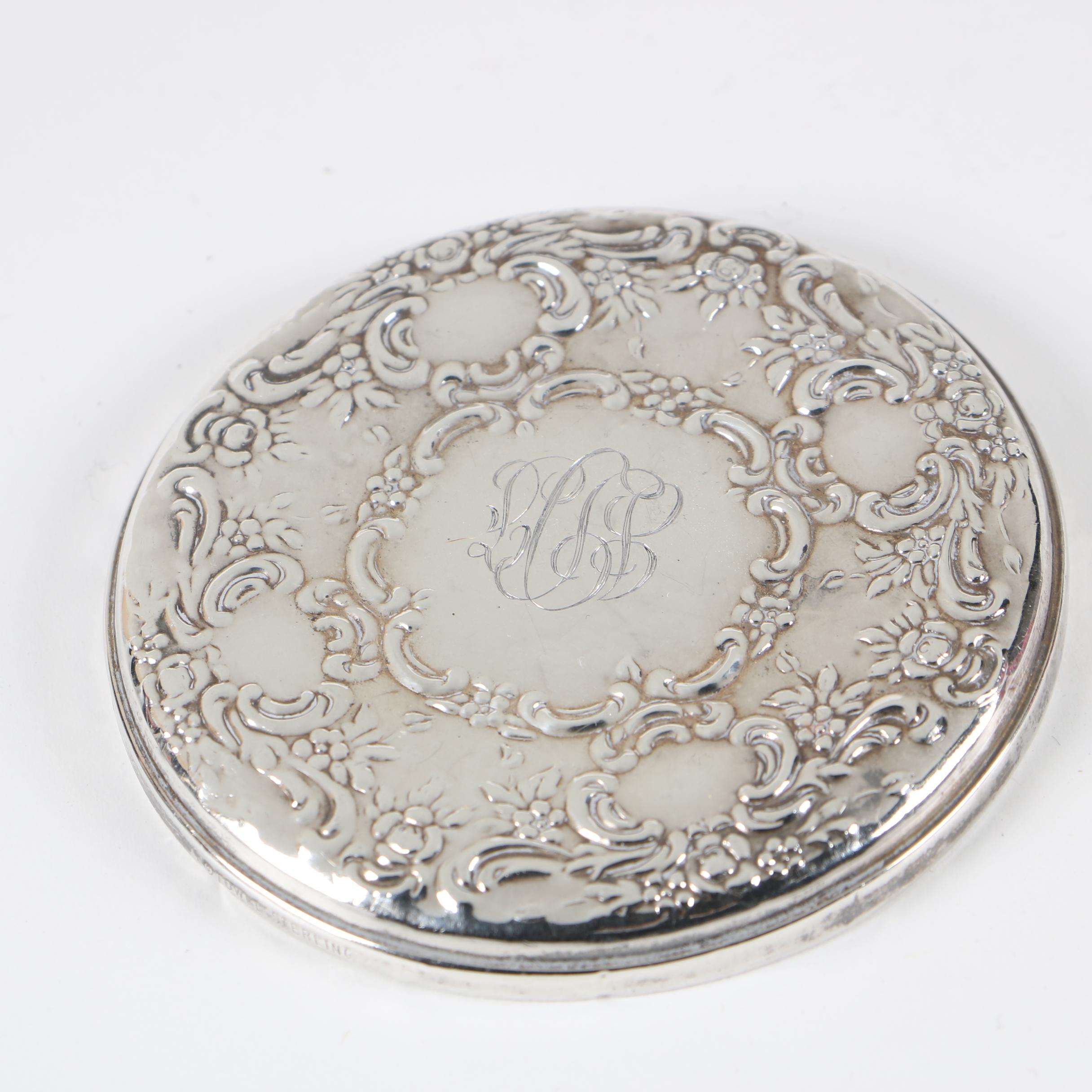 Art Nouveau R. Wallace & Sons and Towle Sterling Silver Vanity Pieces