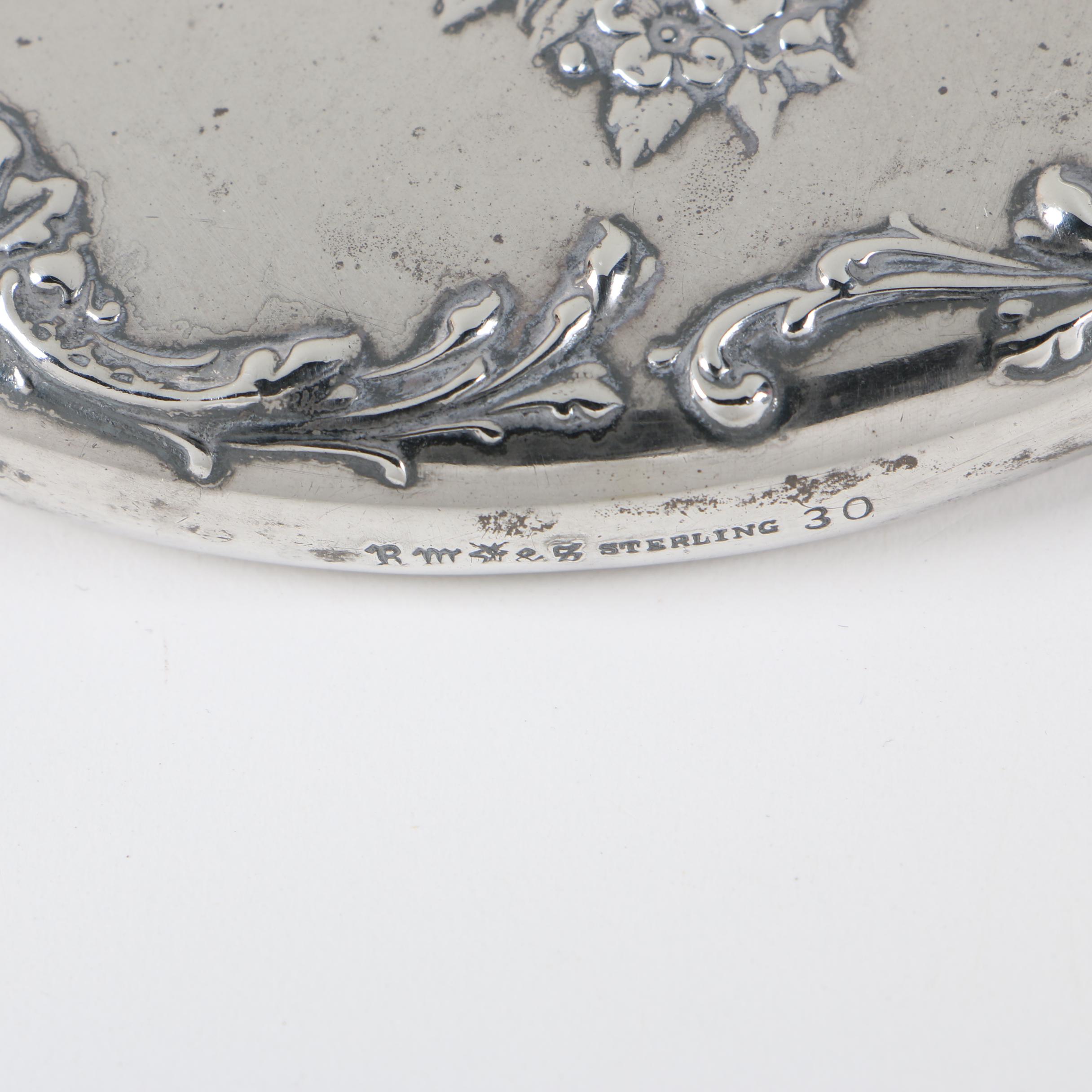 Art Nouveau R. Wallace & Sons and Towle Sterling Silver Vanity Pieces