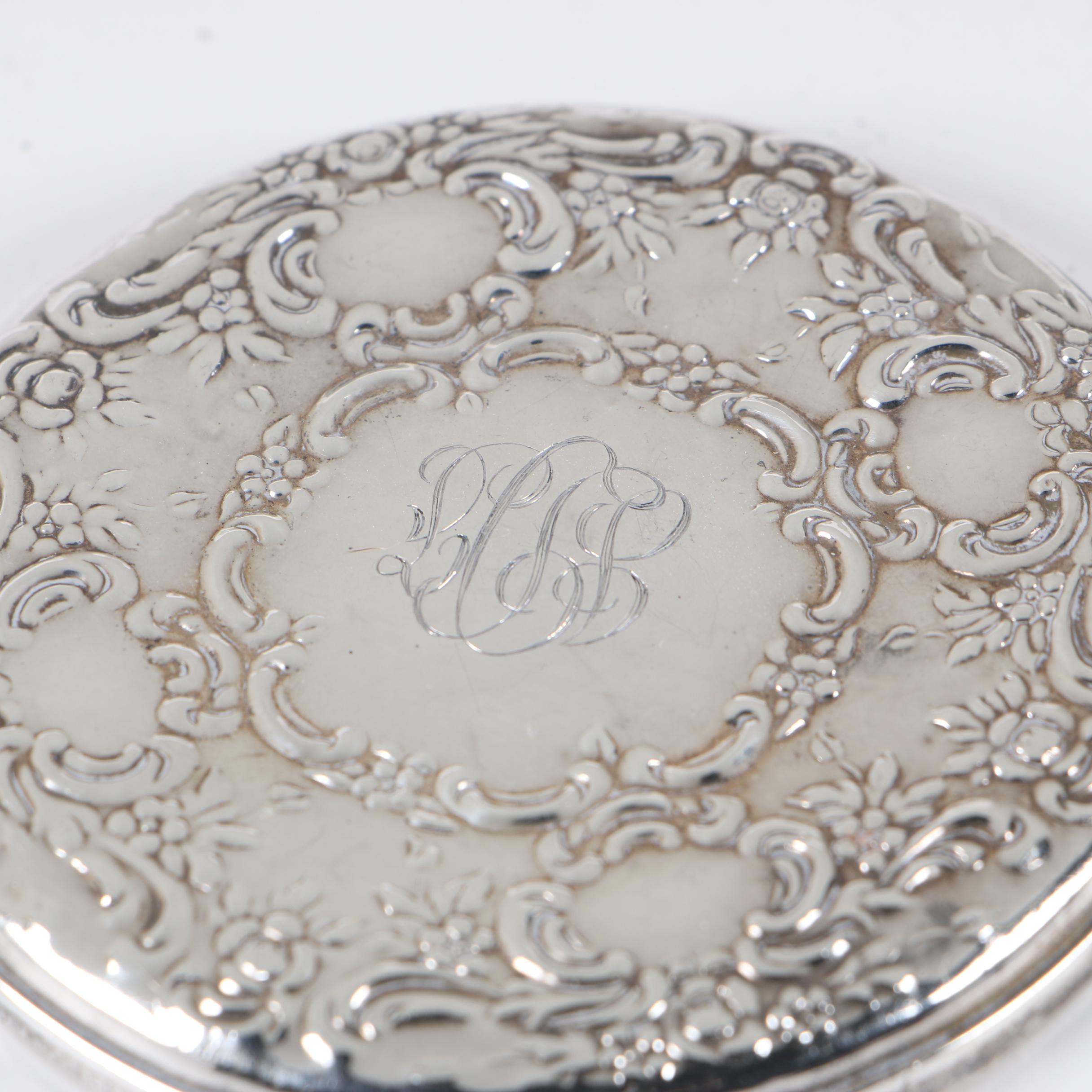 Art Nouveau R. Wallace & Sons and Towle Sterling Silver Vanity Pieces