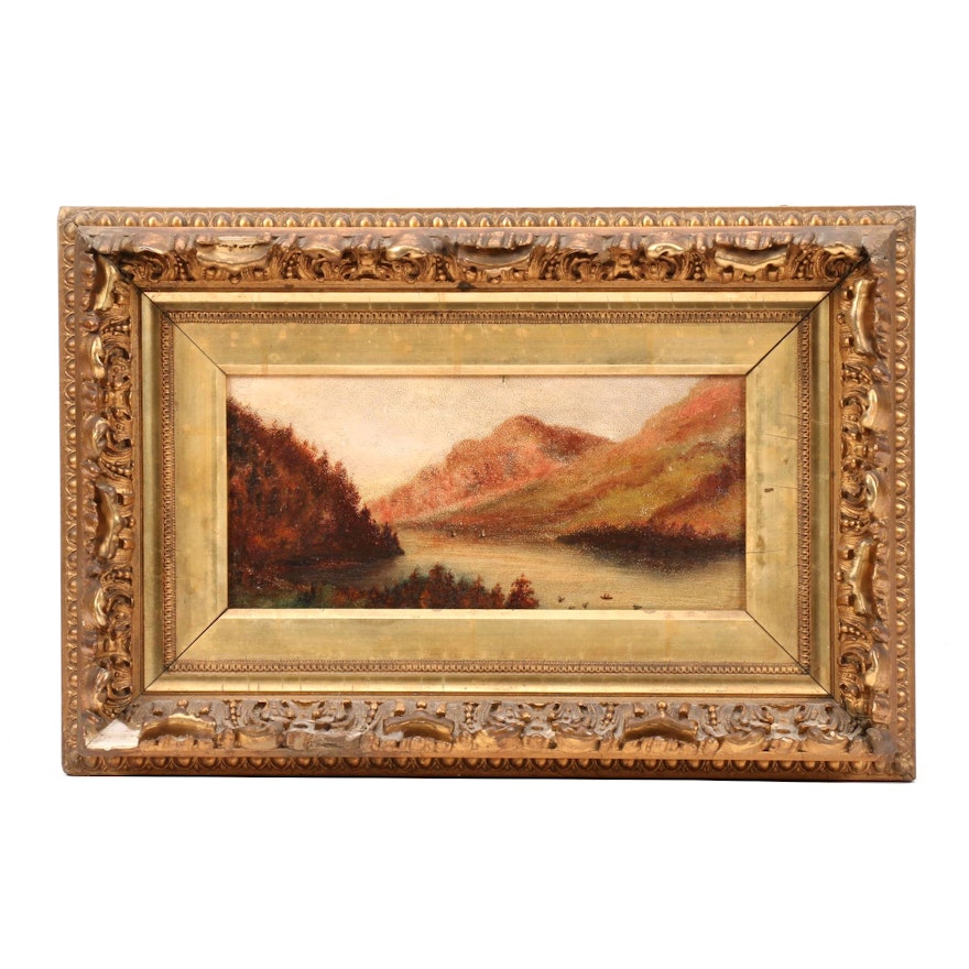 Late 19th Century Landscape Oil Painting