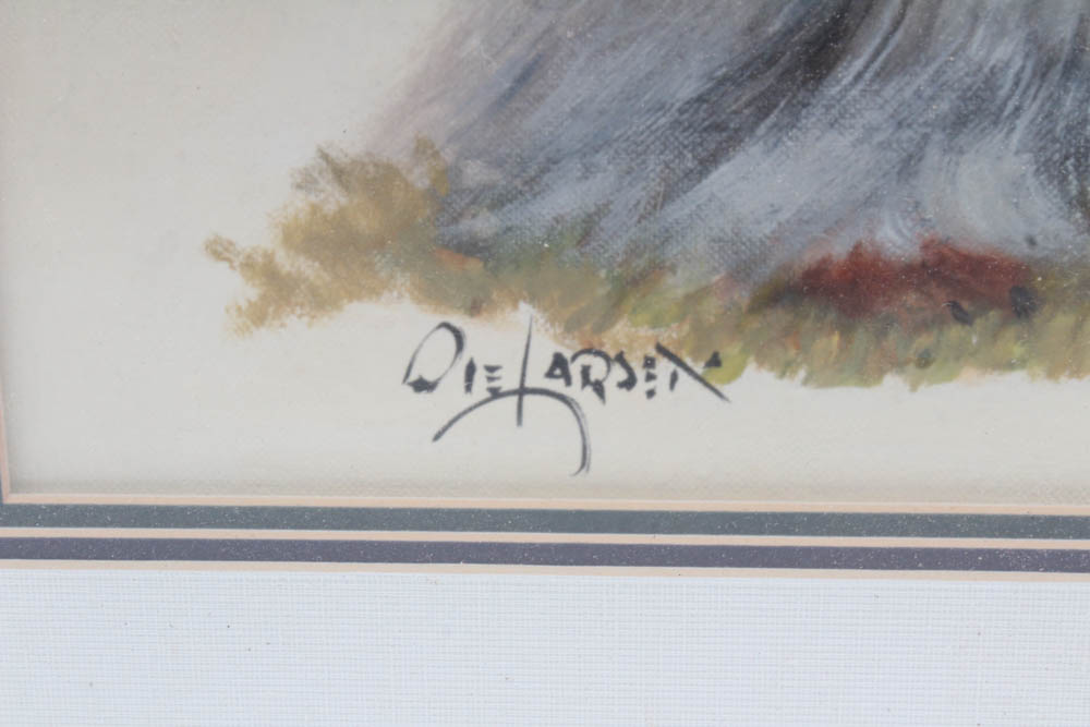 Ole Larsen Oil Painting