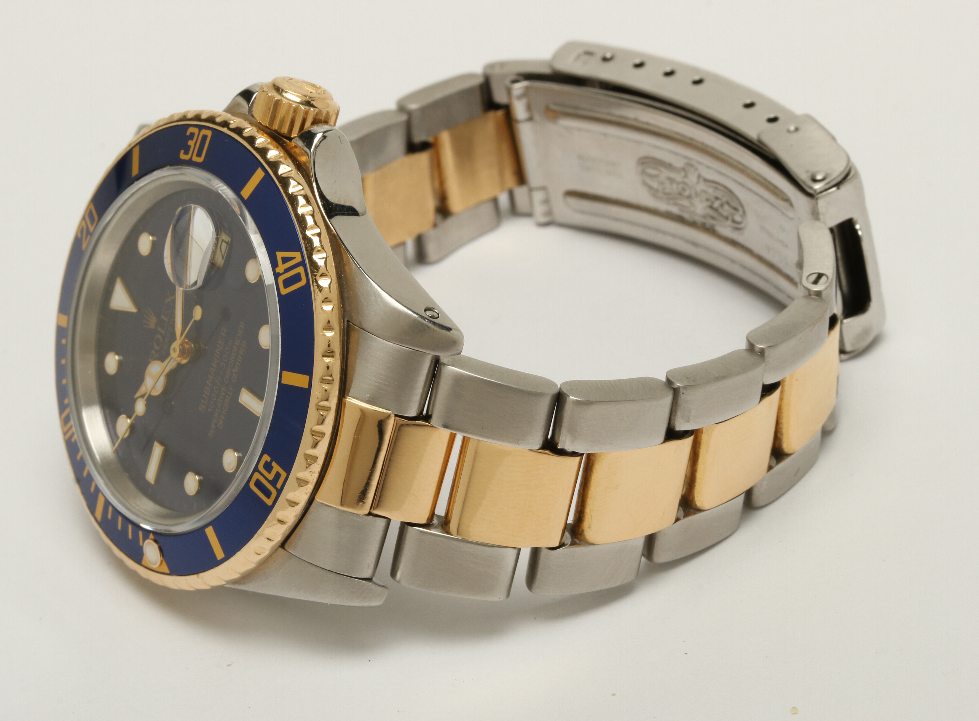 Rolex Submariner Stainless Steel and 18K Yellow Gold Watch, 1987