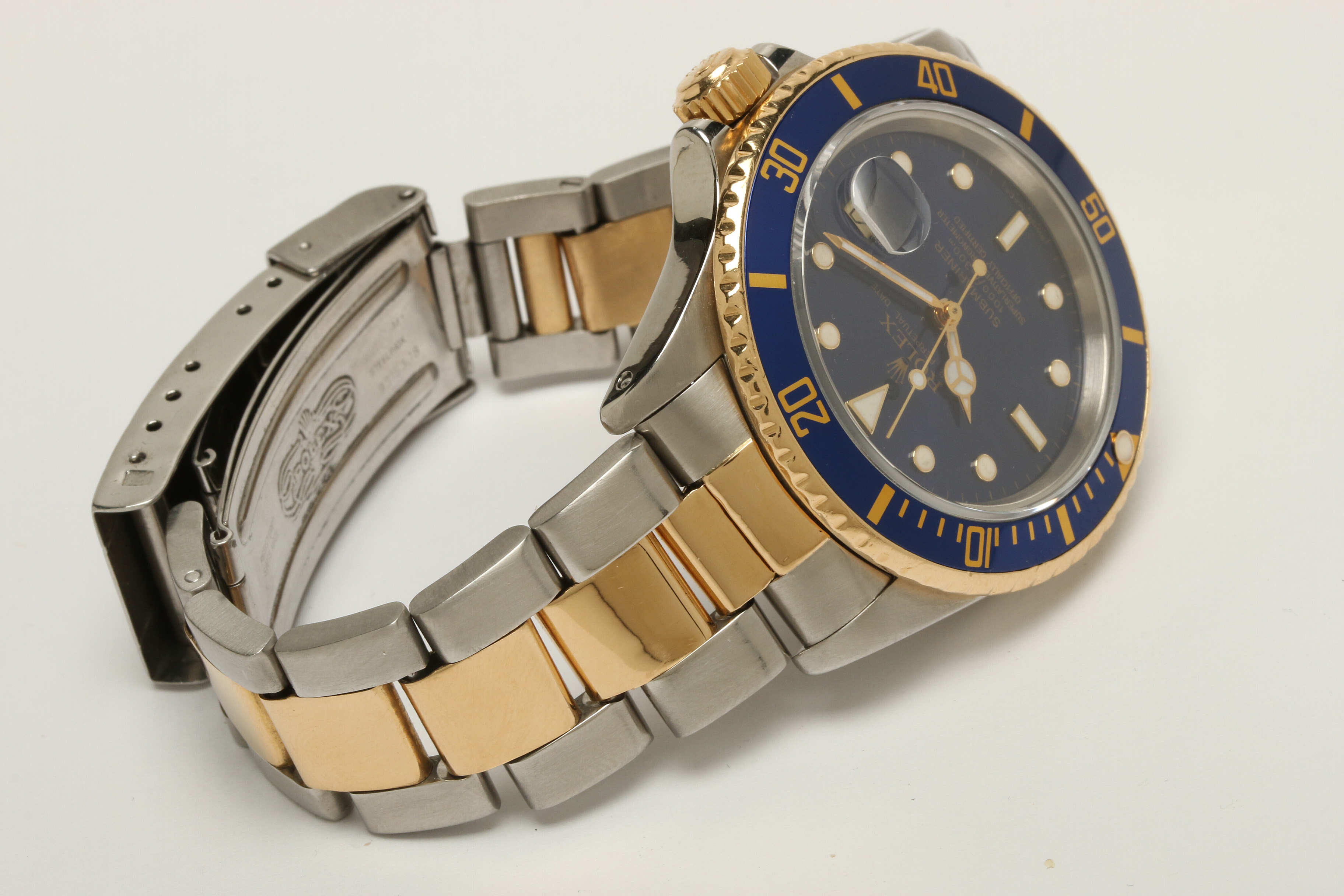 Rolex Submariner Stainless Steel and 18K Yellow Gold Watch, 1987