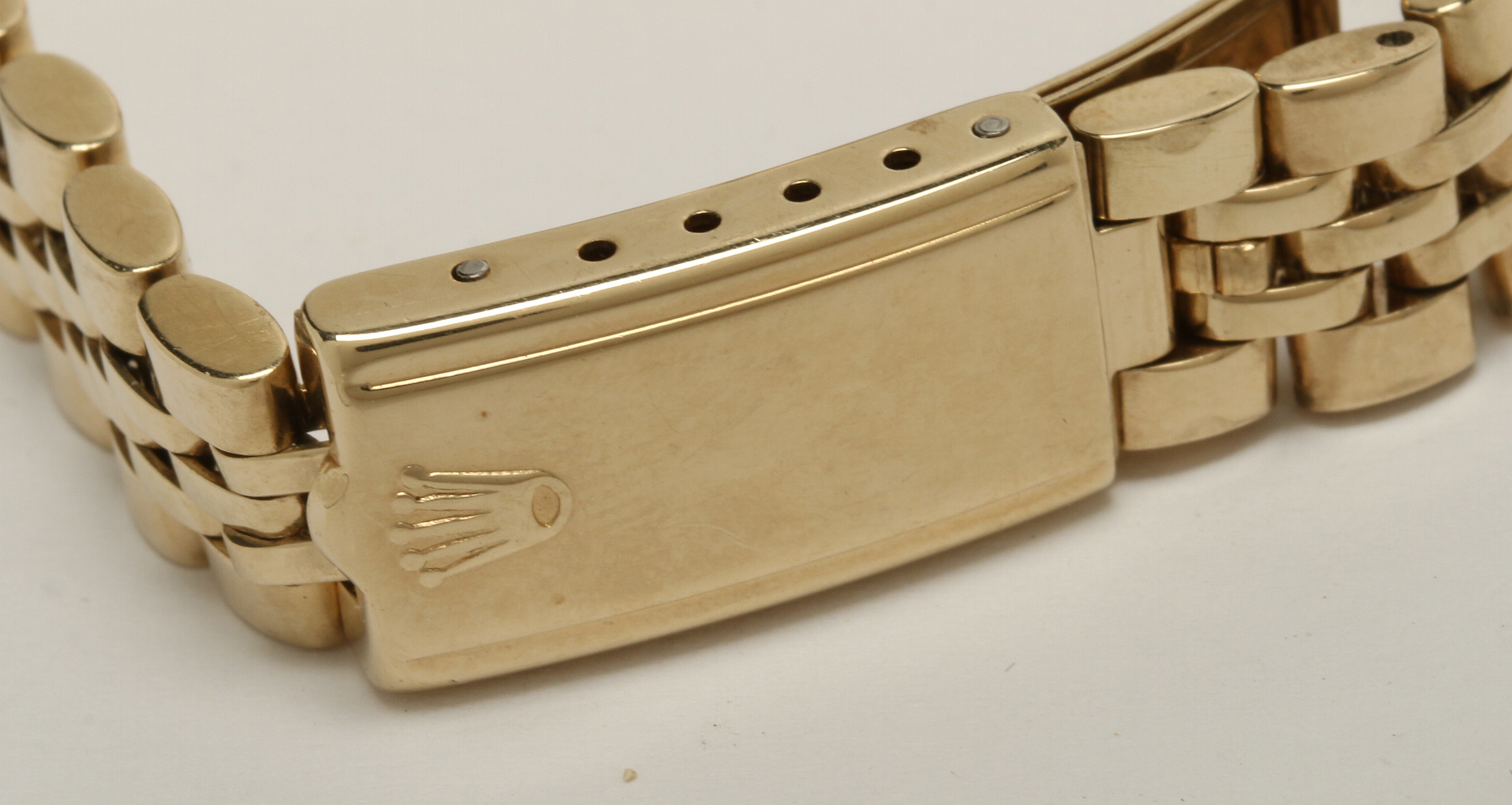 Rolex Oyster Perpetual 14K Yellow Gold Diamond Watch, 1970