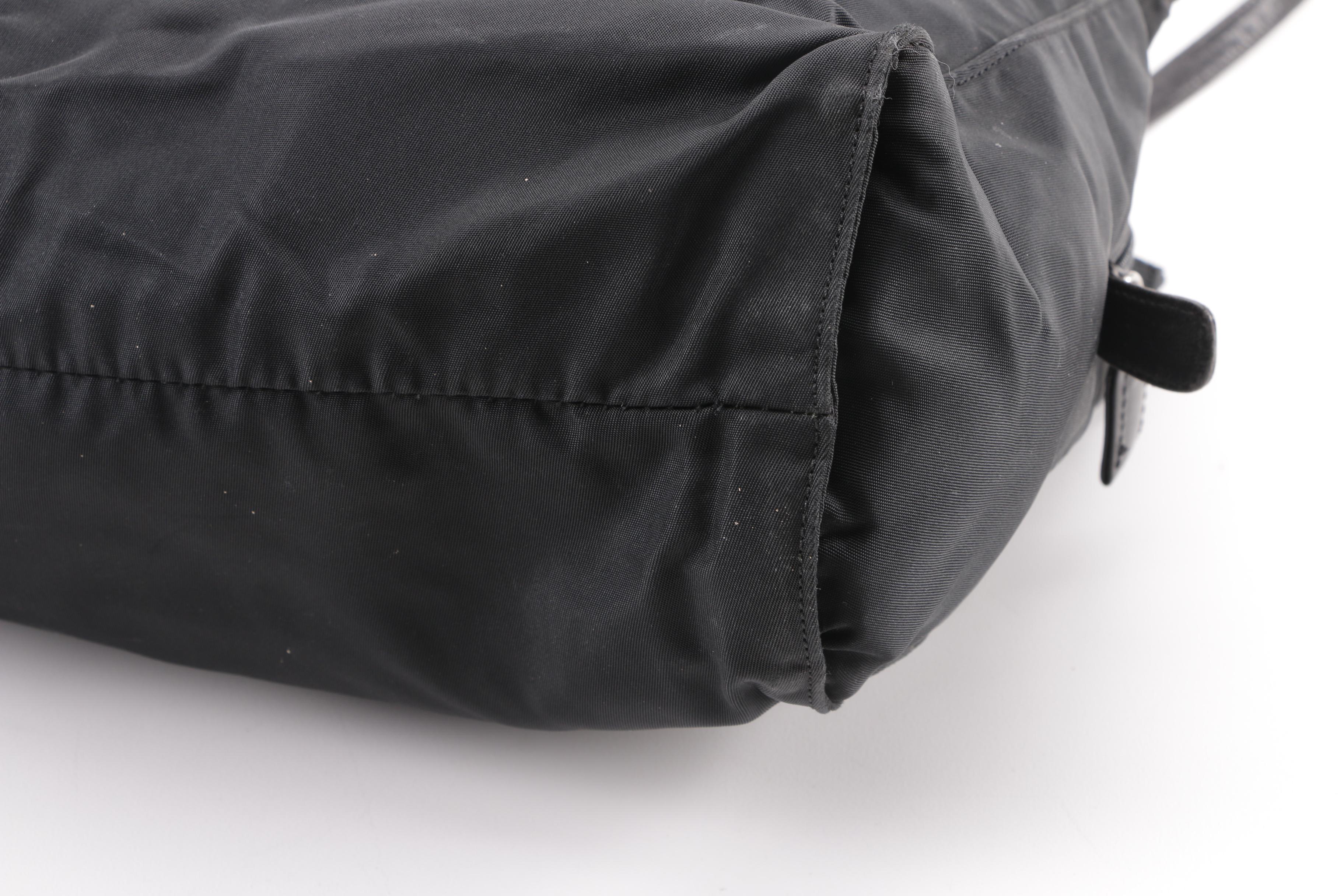 Prada Black Nylon Tote