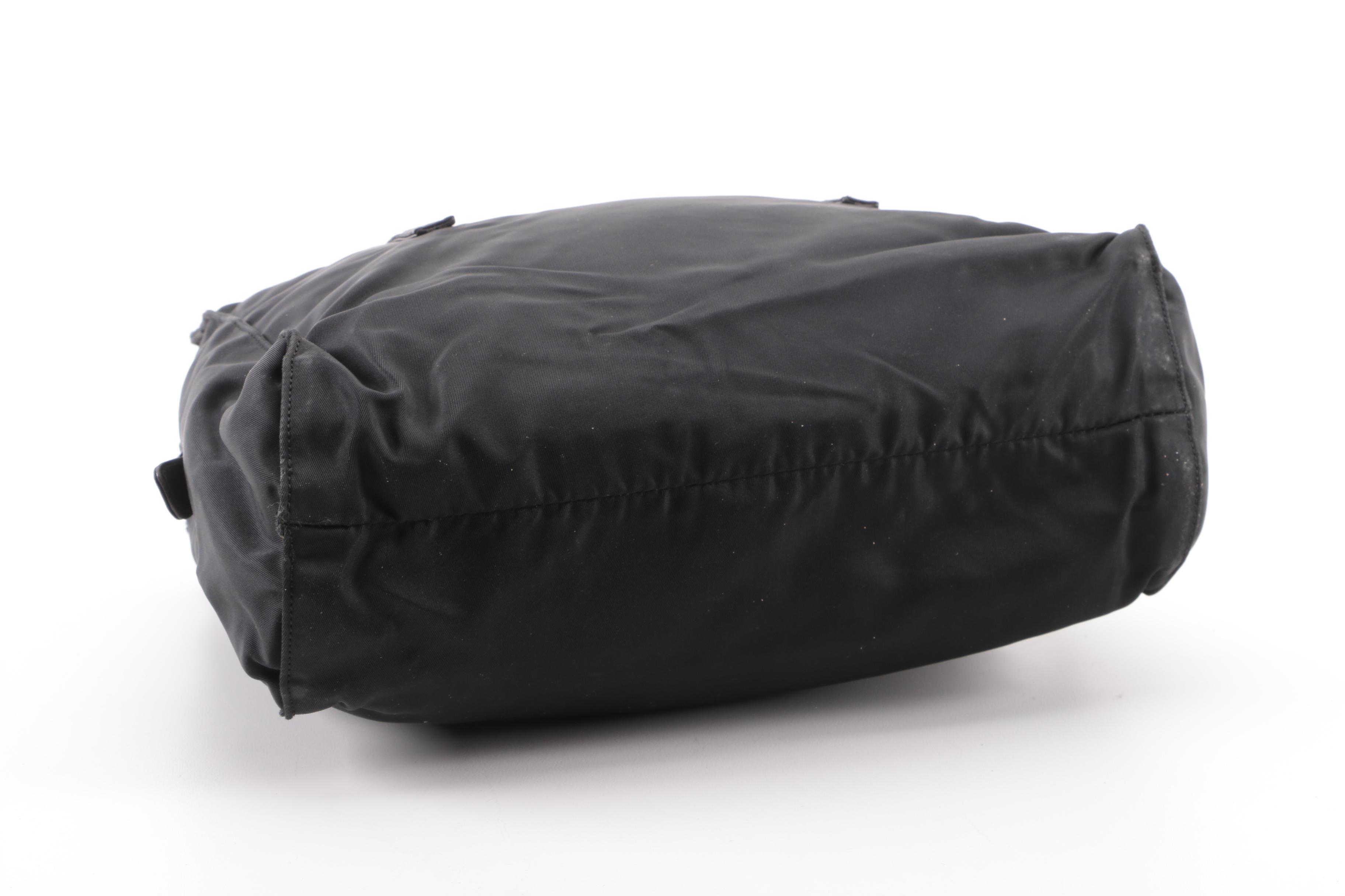 Prada Black Nylon Tote