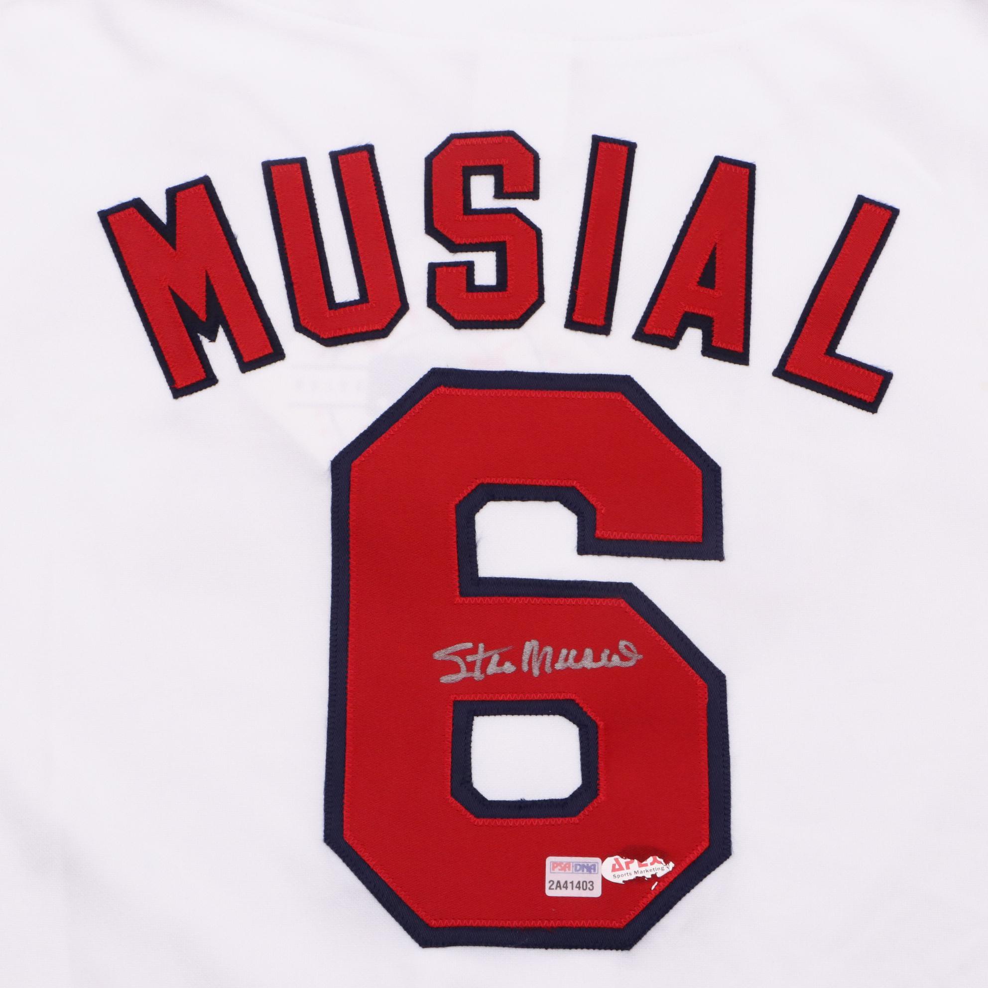 Stan Musial Signed Jersey  COA