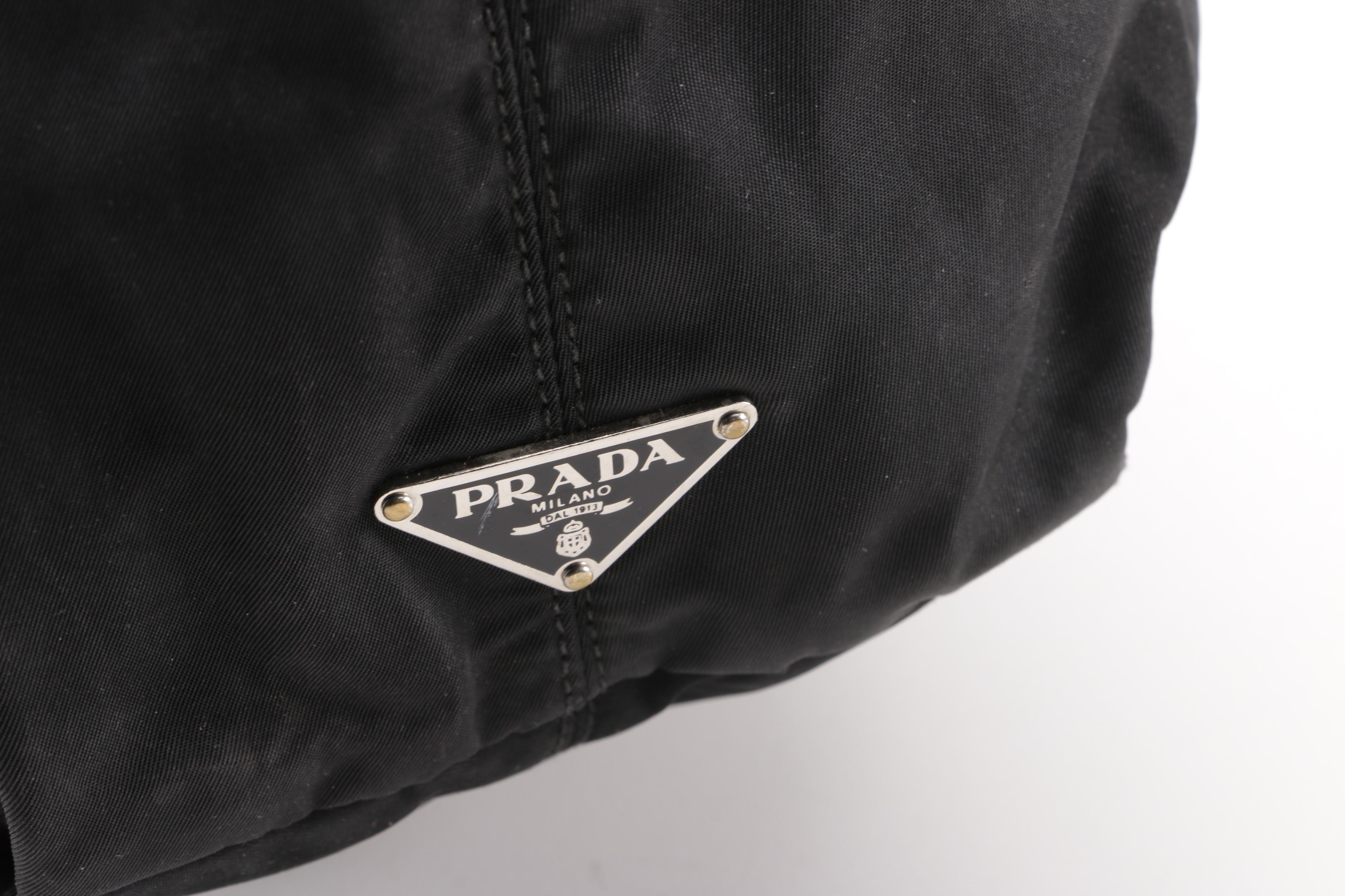 Prada Black Nylon Shoulder Bag