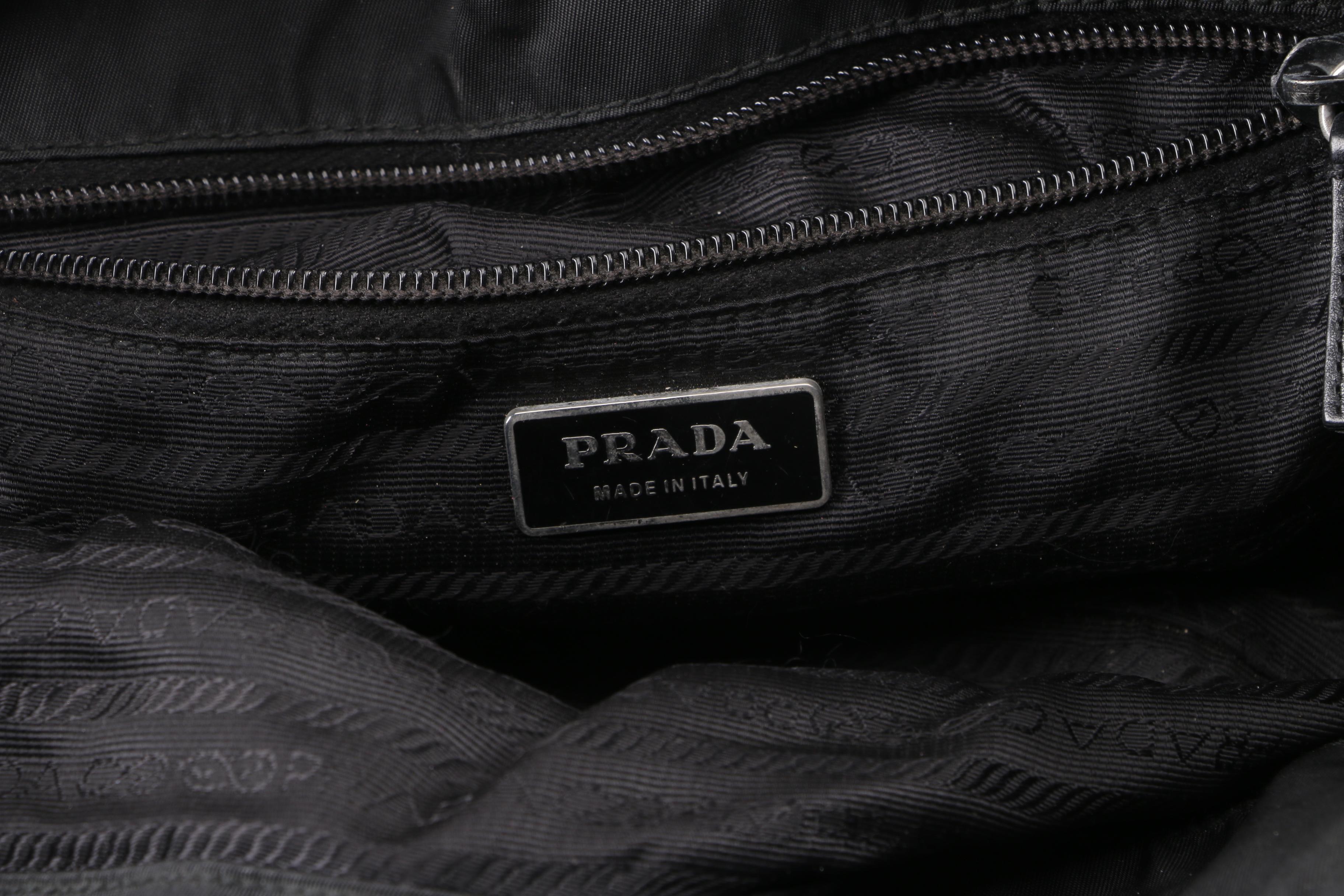 Prada Black Nylon Shoulder Bag