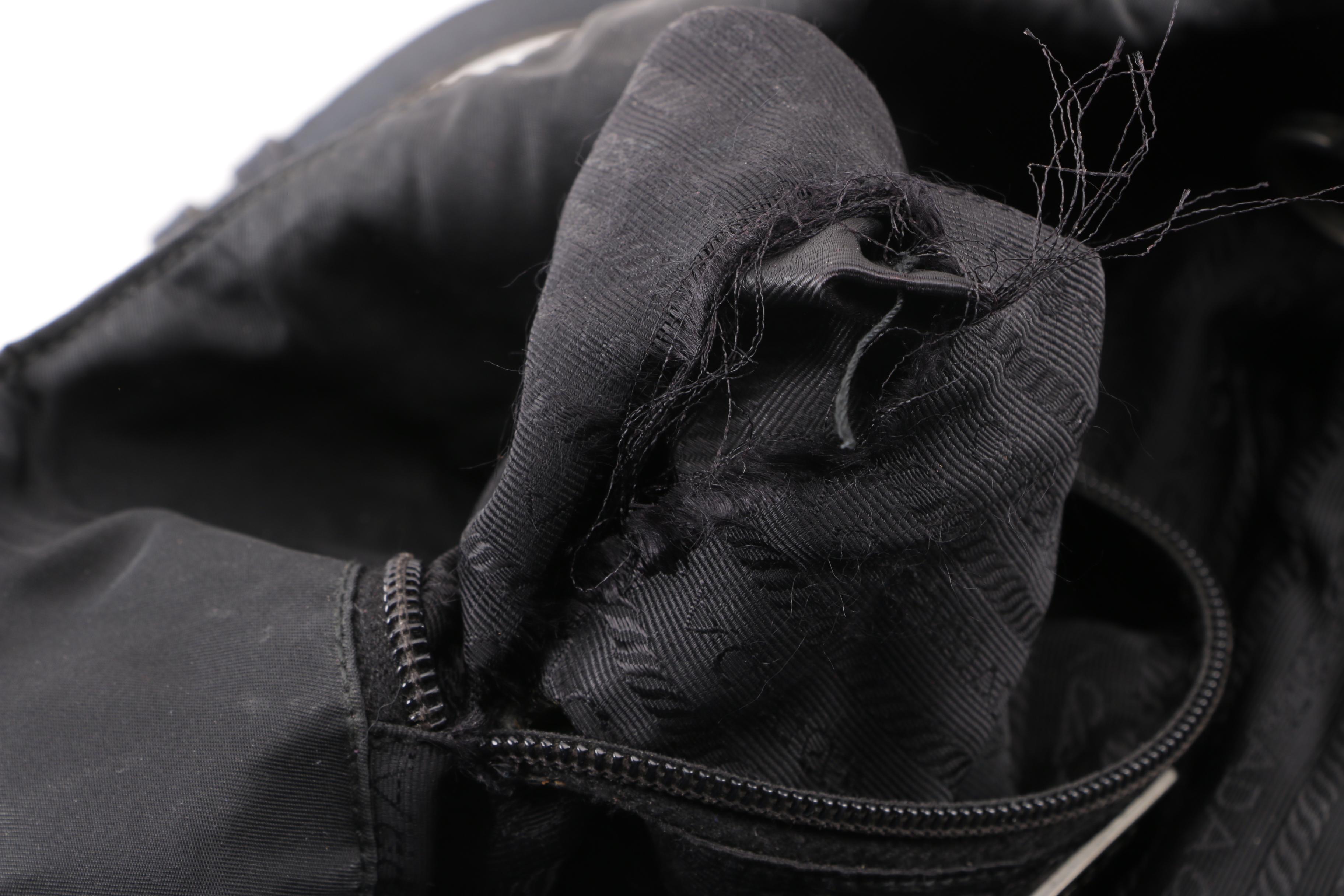 Prada Black Nylon Shoulder Bag