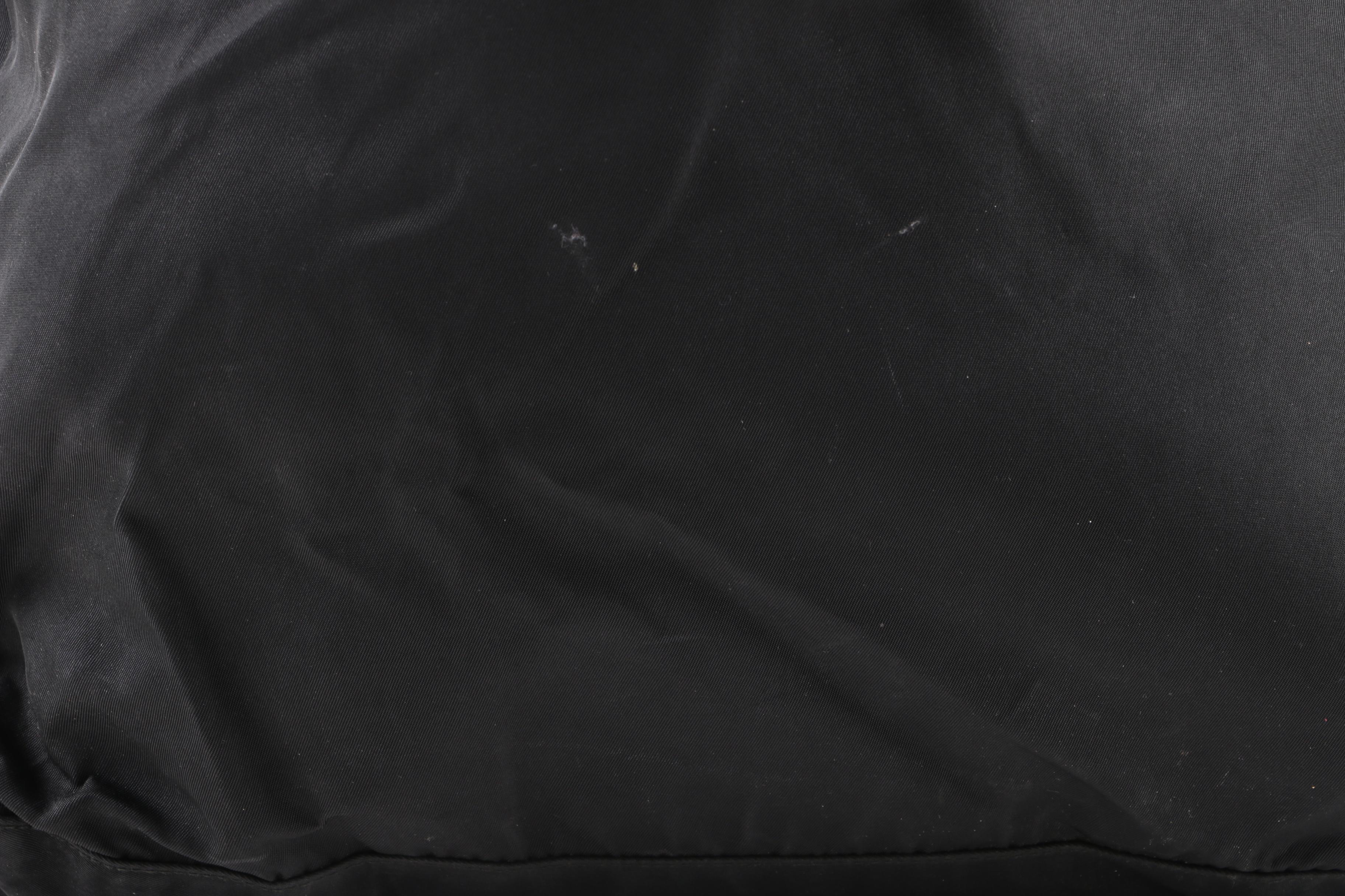 Prada Black Nylon Shoulder Tote