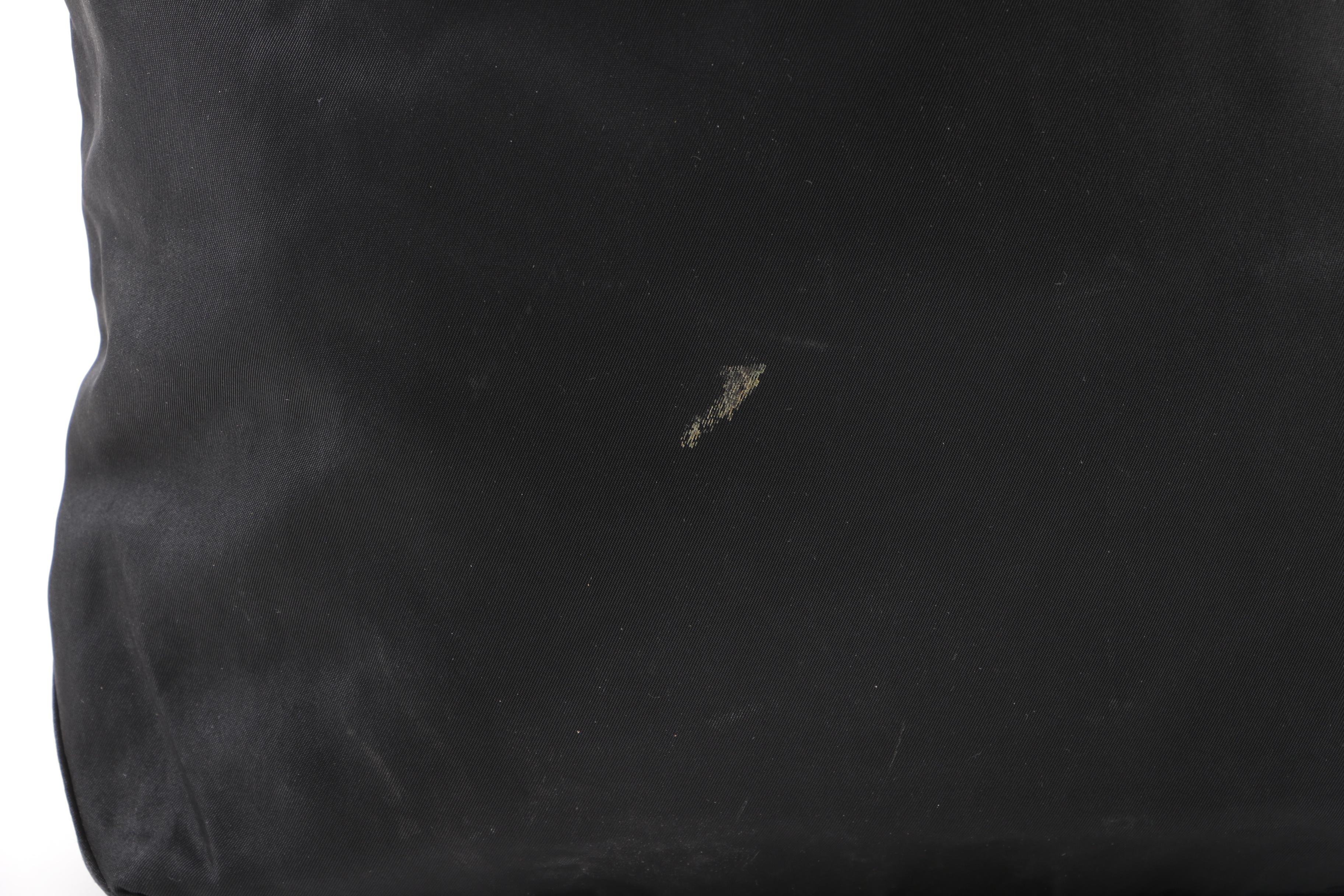 Prada Black Nylon Shoulder Tote