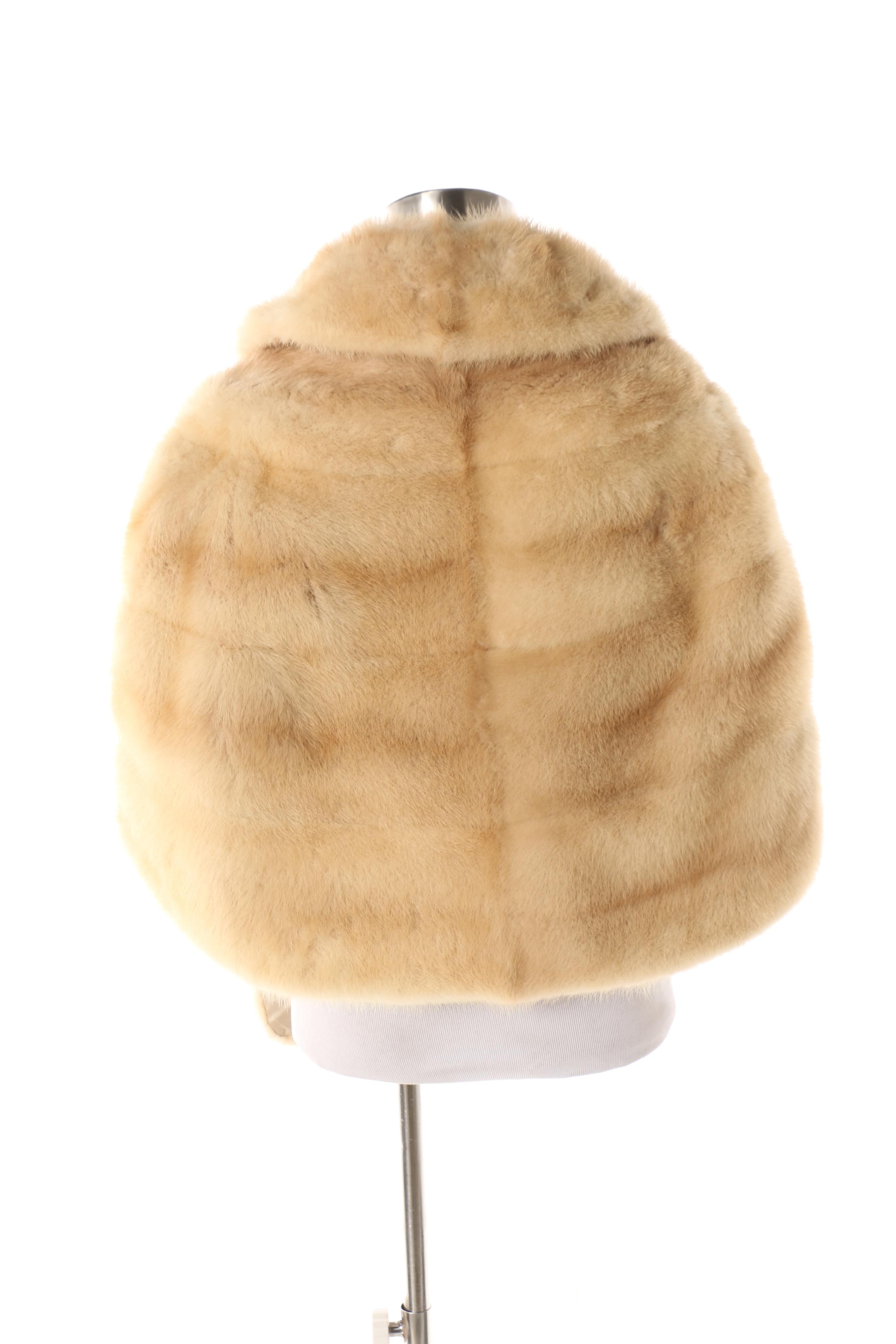 Women's Vintage Blonde Mink Fur Stole