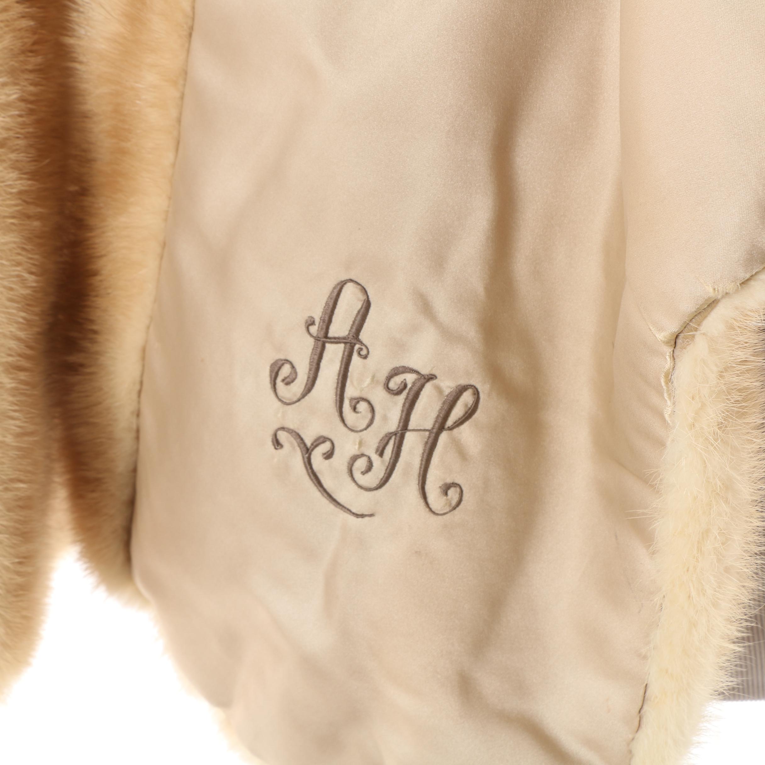 Women's Vintage Blonde Mink Fur Stole