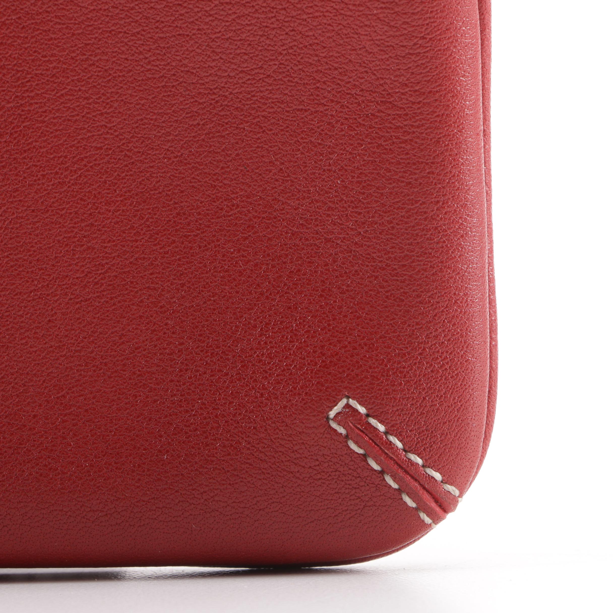 Coach Red Leather Wristlet