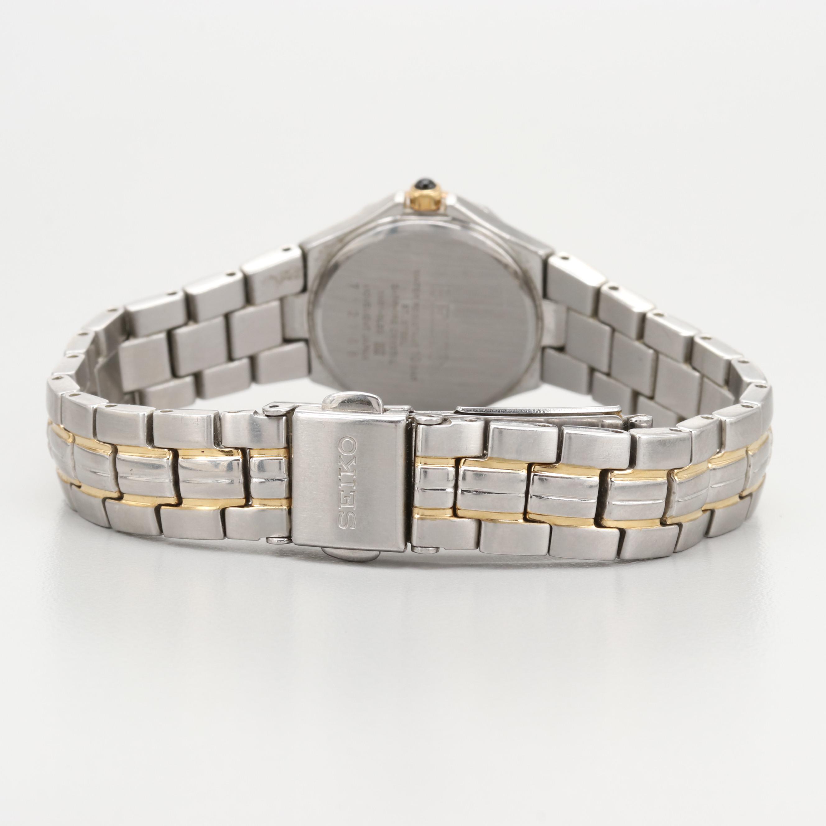 Seiko Coutura Two-Tone Diamond Quartz Watch