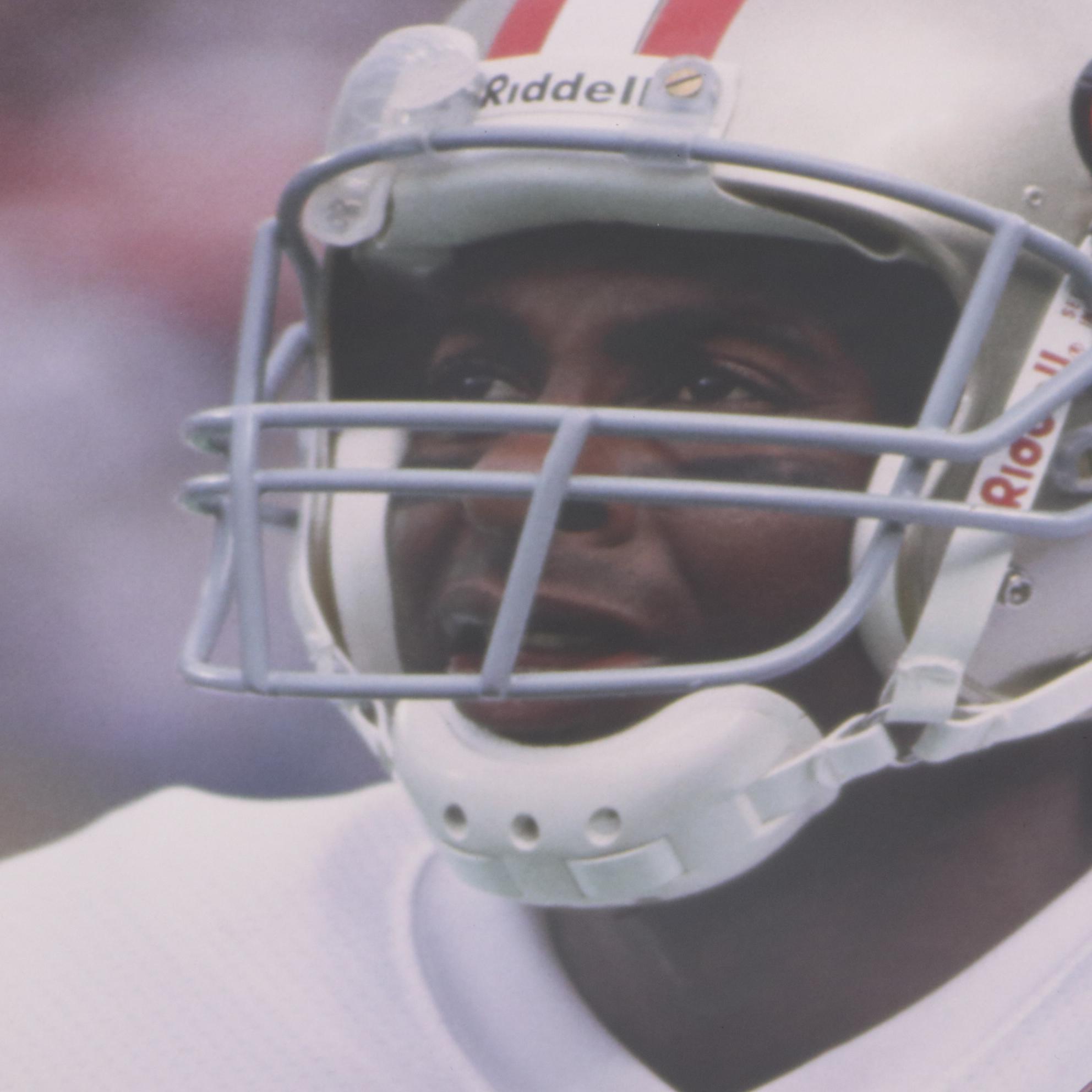 Jerry Rice Signed Large Photo  COA