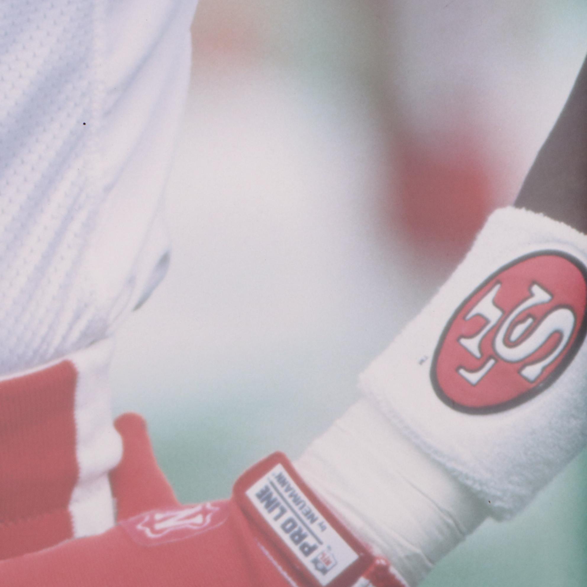 Jerry Rice Signed Large Photo  COA