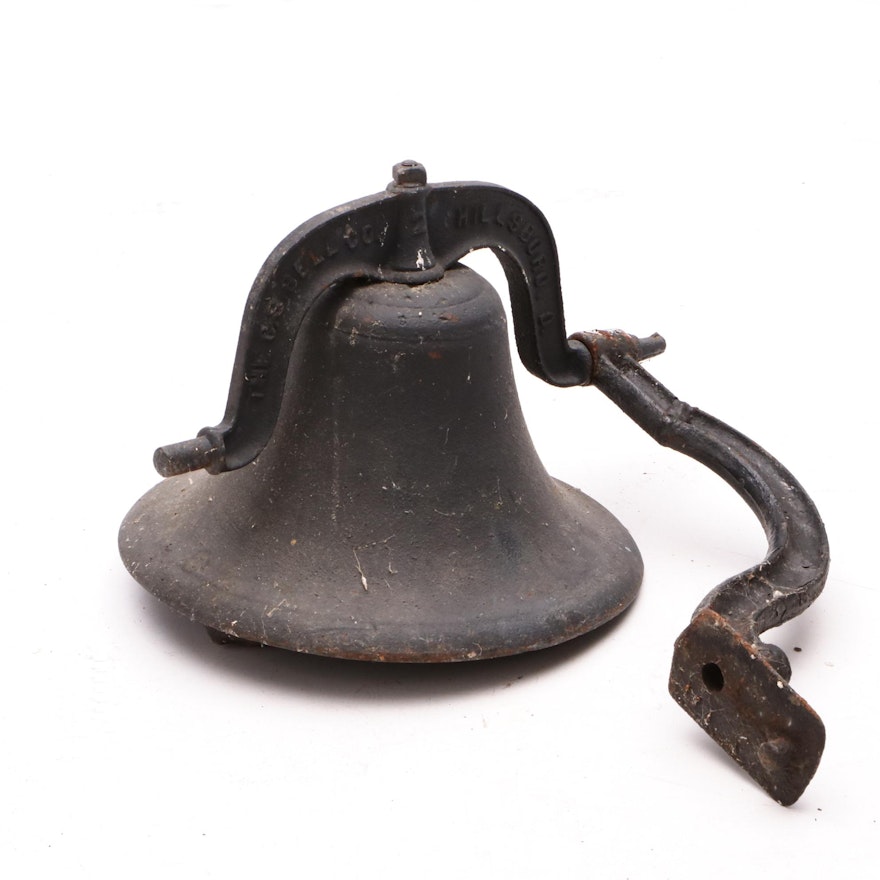 Antique C.S. Bell Co. Cast Iron Bell